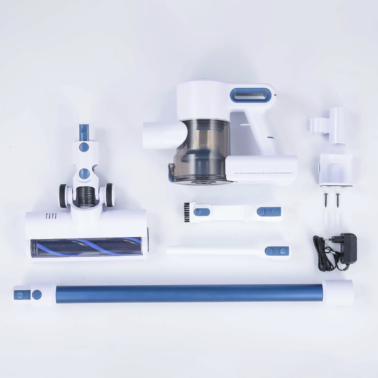 AKAI - Scopa Elettrica Ricaricabile 2 in 1 con spazzola rotante AP910K 150 Watt