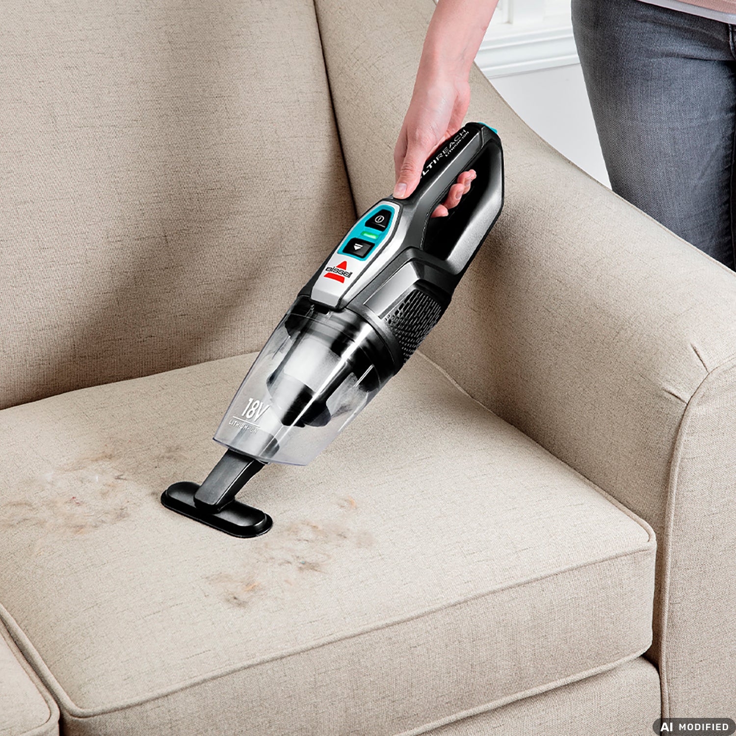 BISSELL - Aspirapolvere Senza Fili MultiReach Essential 2 in 1