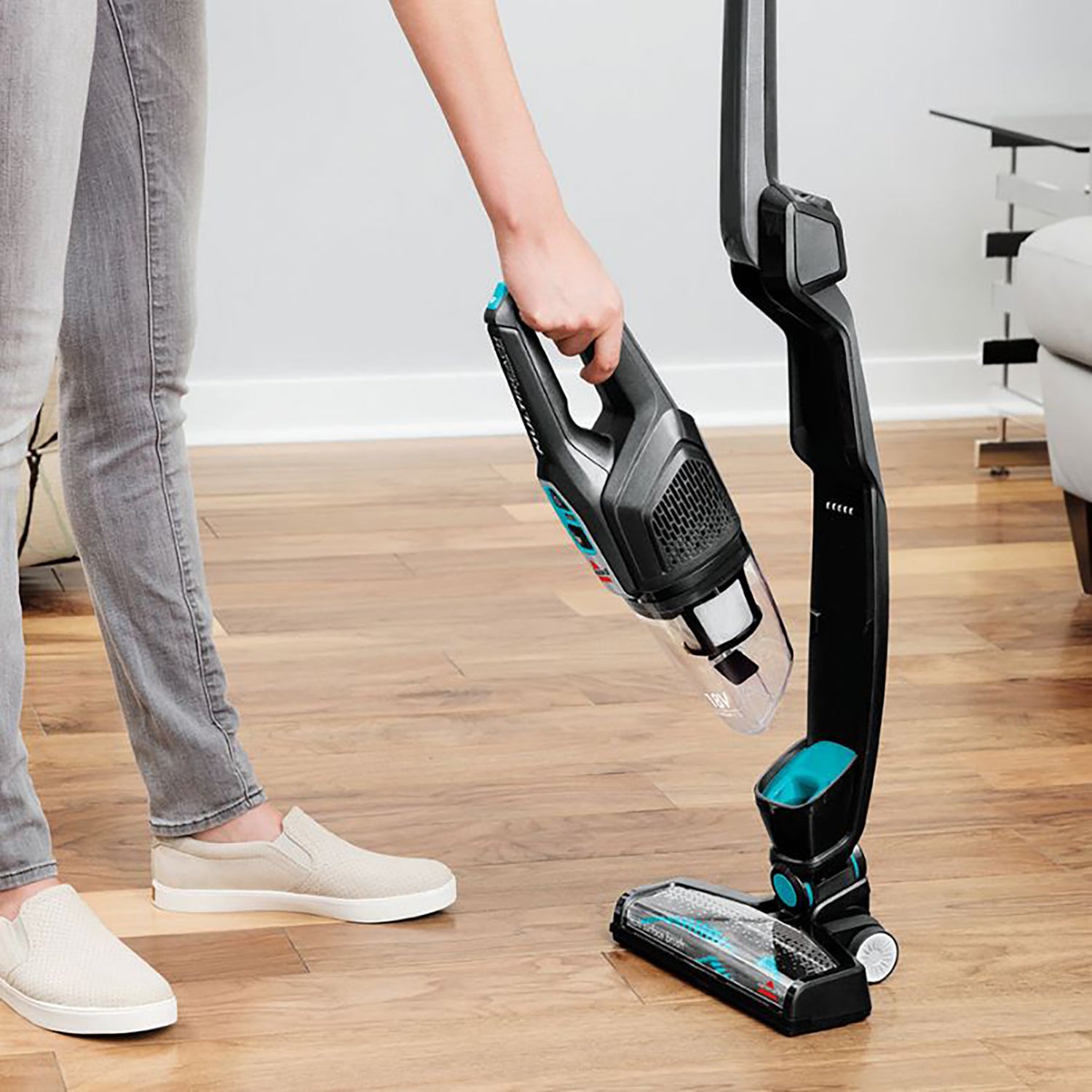 BISSELL - Aspirapolvere Senza Fili MultiReach Essential 2 in 1
