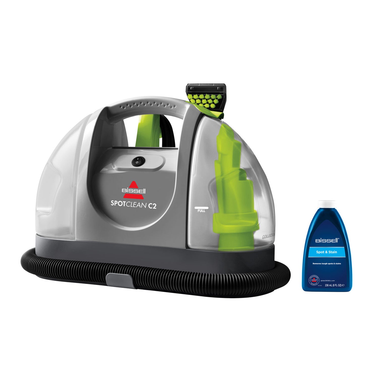 BISSELL - Pulitore Portatile per Tessuti 3in1 SpotClean C2 340 Watt - Lava, Pulisce e Aspira