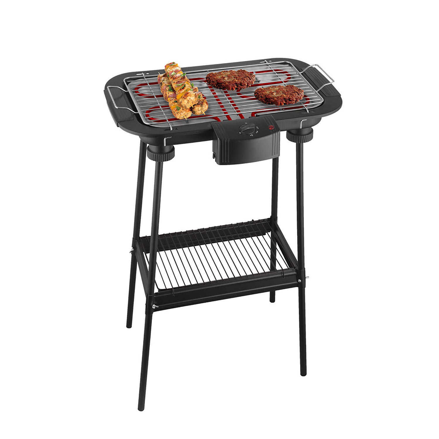MASTER - Barbecue Elettrico con Gambe 2 in 1 2000 Watt