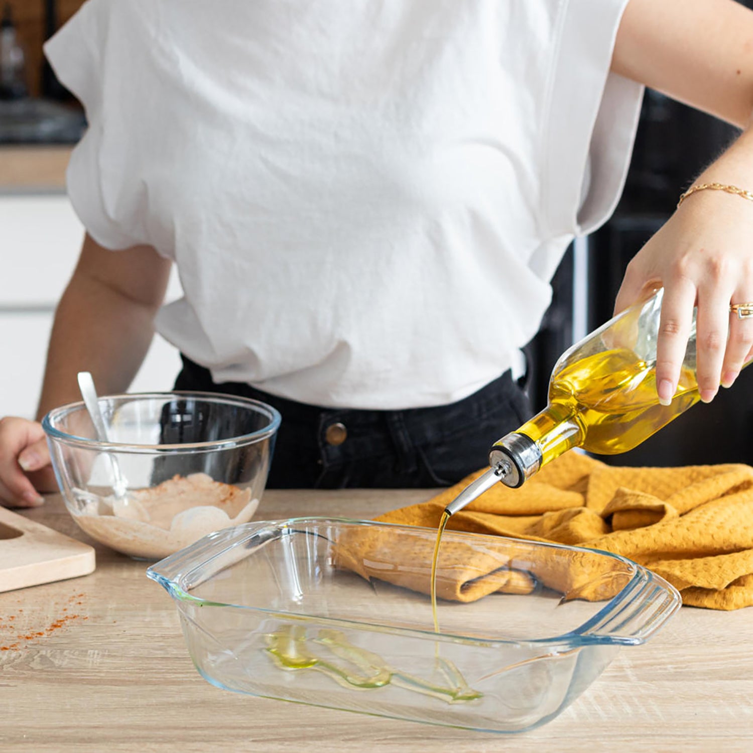 PYREX - Teglia Rettangolare con manici larghi 27x17 cm