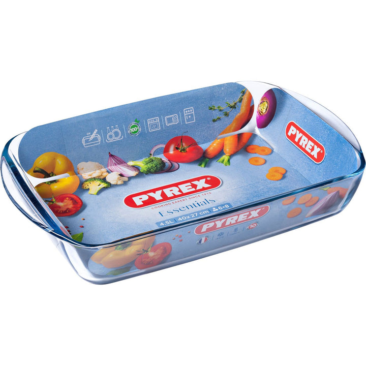 PYREX - Teglia rettangolare XL Linea Essentials - 40x26 cm