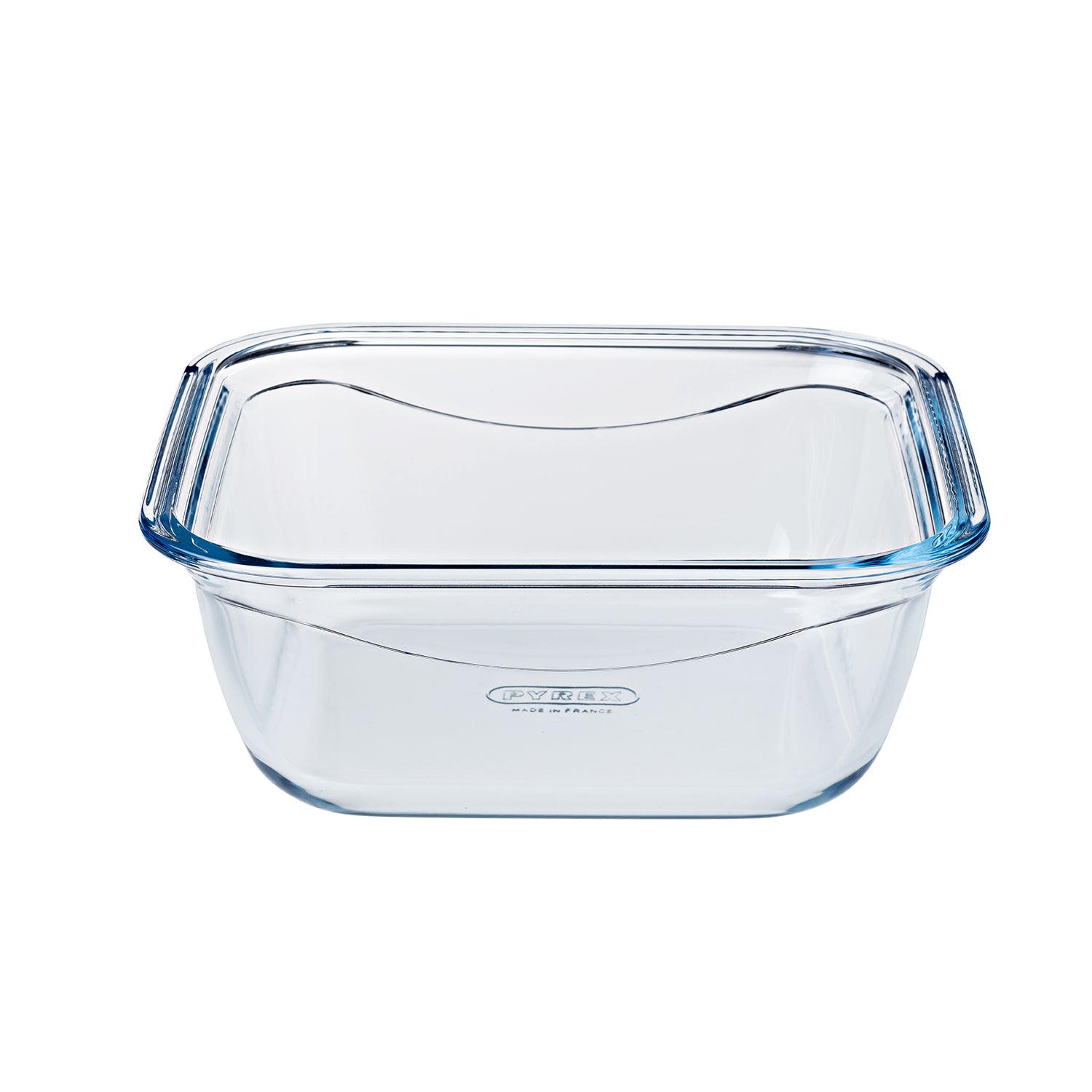 PYREX - Contenitore Quadrato in vetro con coperchio ermetico Linea Cook & Go 16x16 cm