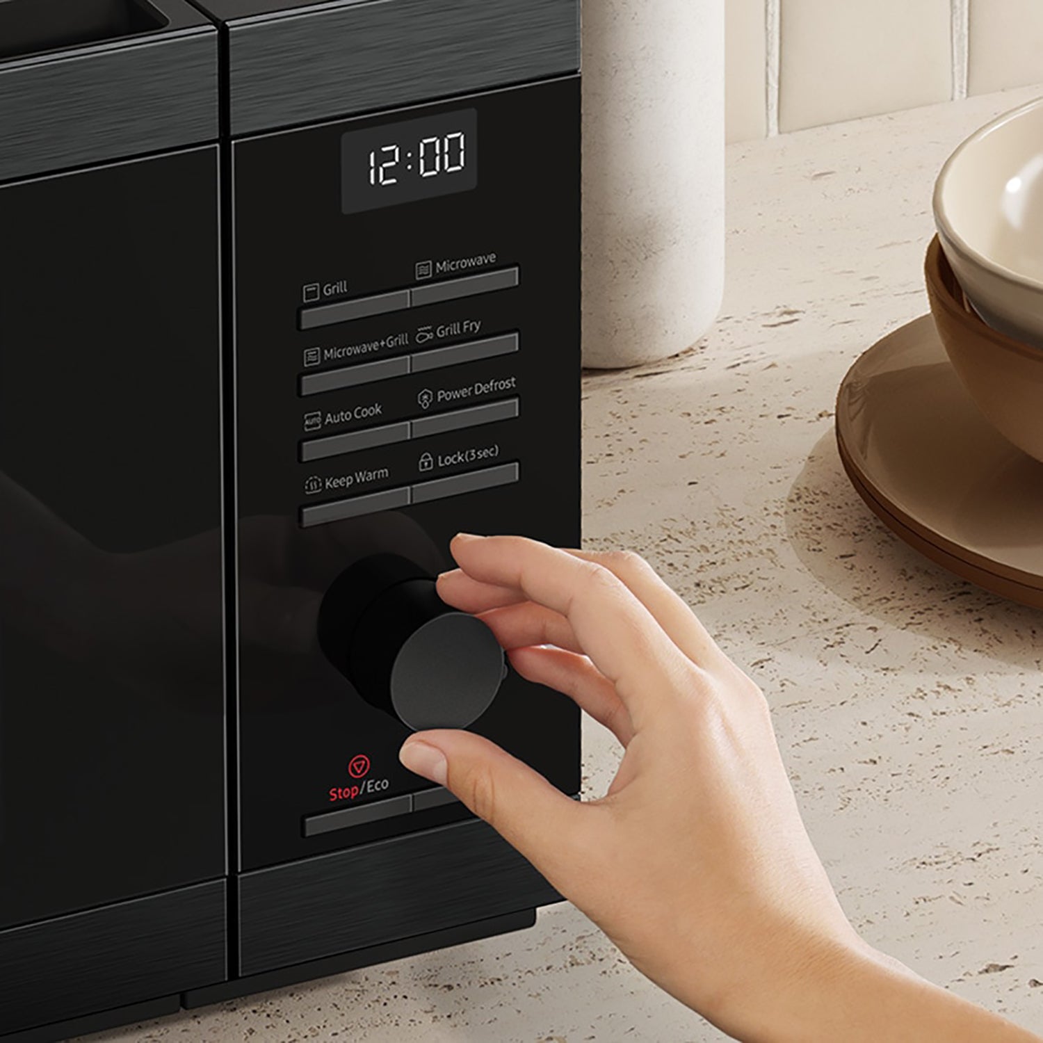 SAMSUNG - Forno Microonde Grill MW4000D Cottura Croccante 23 litri 800 Watt