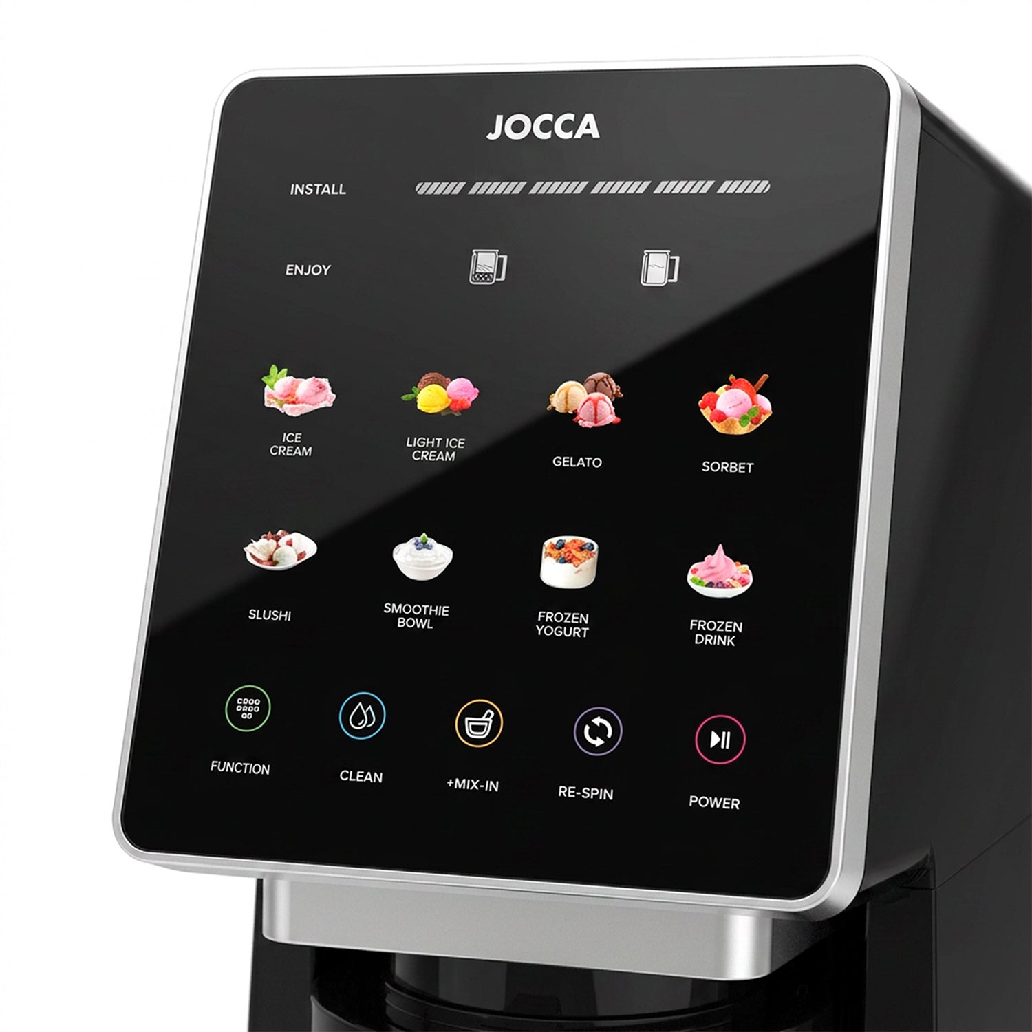 JOCCA - Gelatiera Digitale Multifunzione Easy Touch 800 Watt