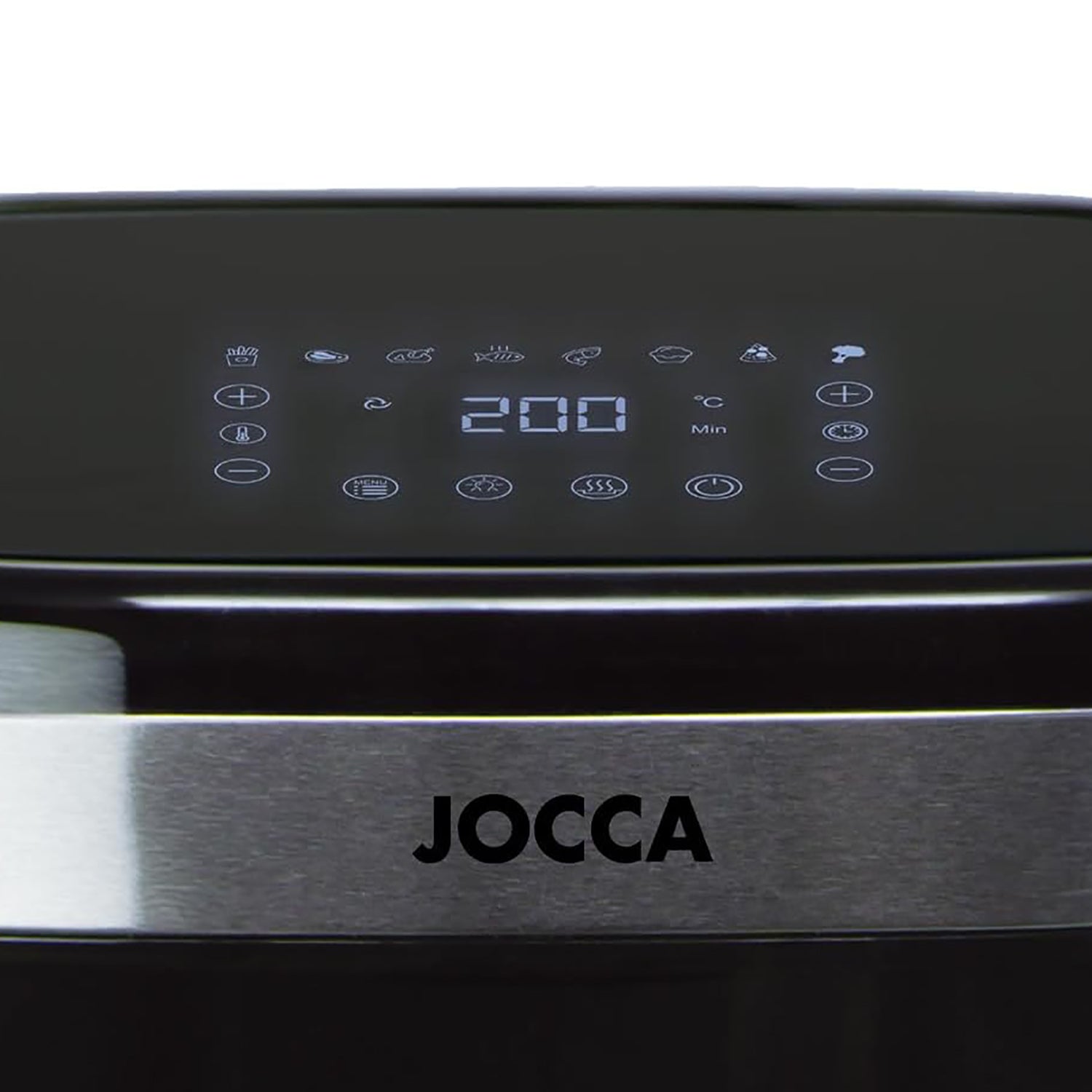 JOCCA - Friggitrice ad Aria con Finestra 10 litri 1700 Watt