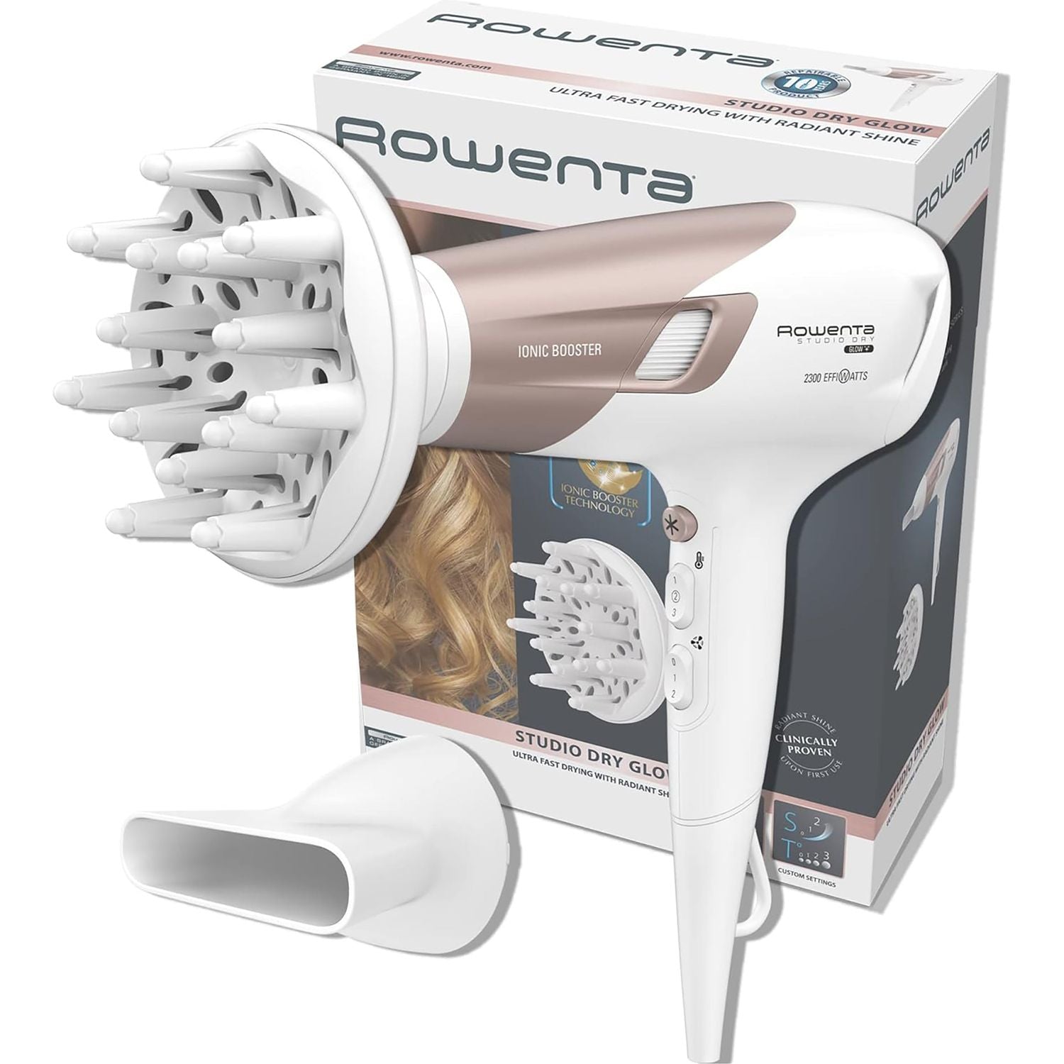 ROWENTA - Asciugacapelli Studio Dry Glow 2300 Watt