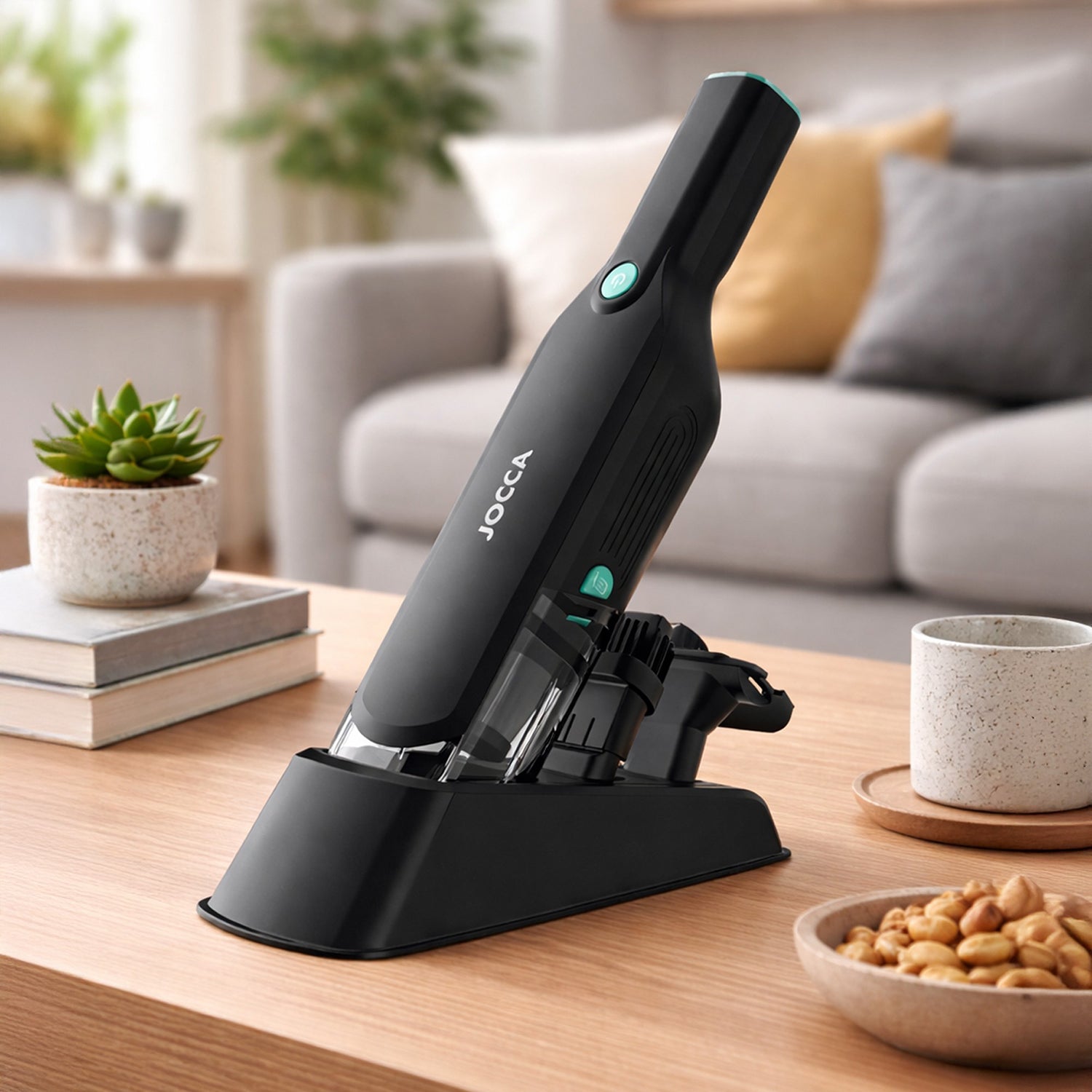 JOCCA - Aspirapolvere Portatile Ricaricabile Senza Fili 65 Watt