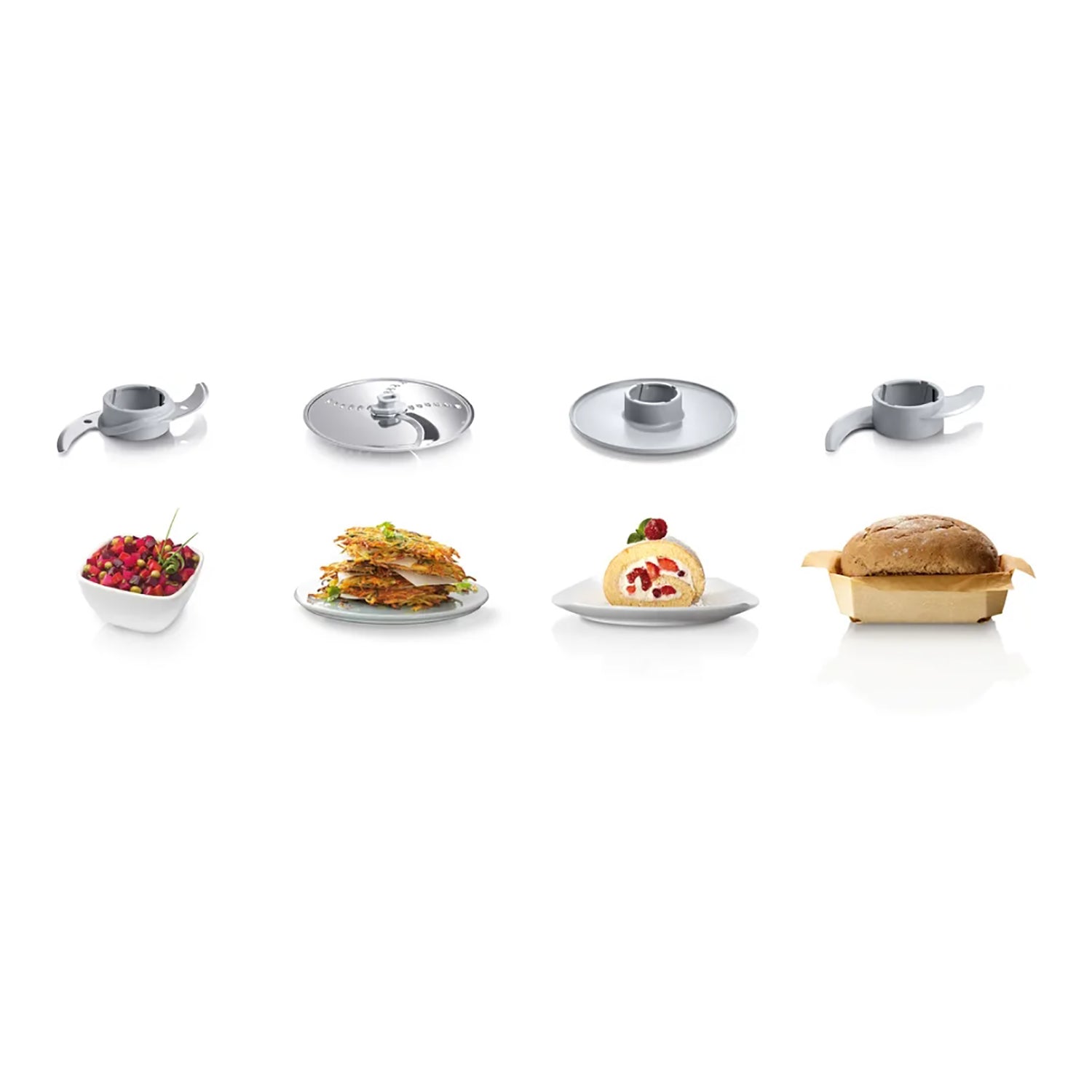 BOSCH - Robot da cucina MultiTalent 3 Bianco 800 Watt