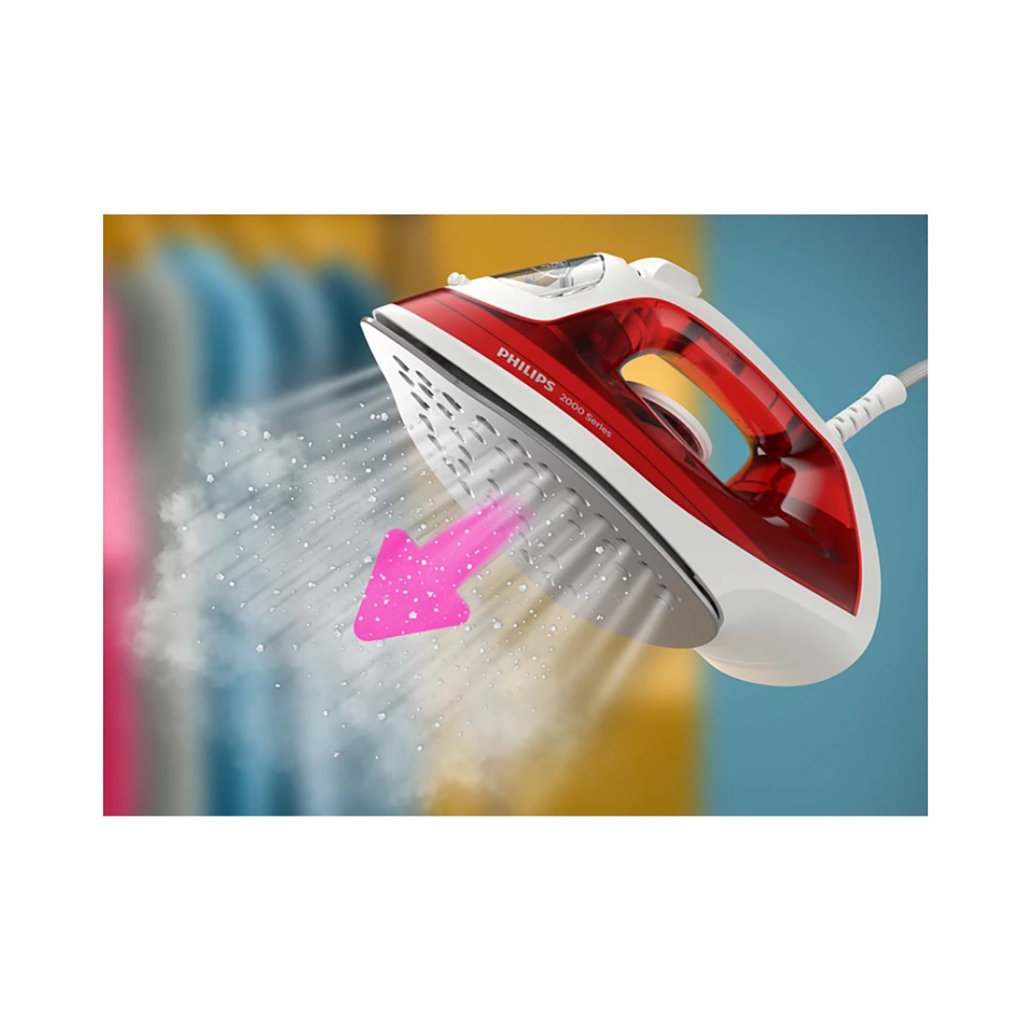 PHILIPS - Ferro da Stiro a Vapore Serie 2000 DST2010/40 2000 Watt