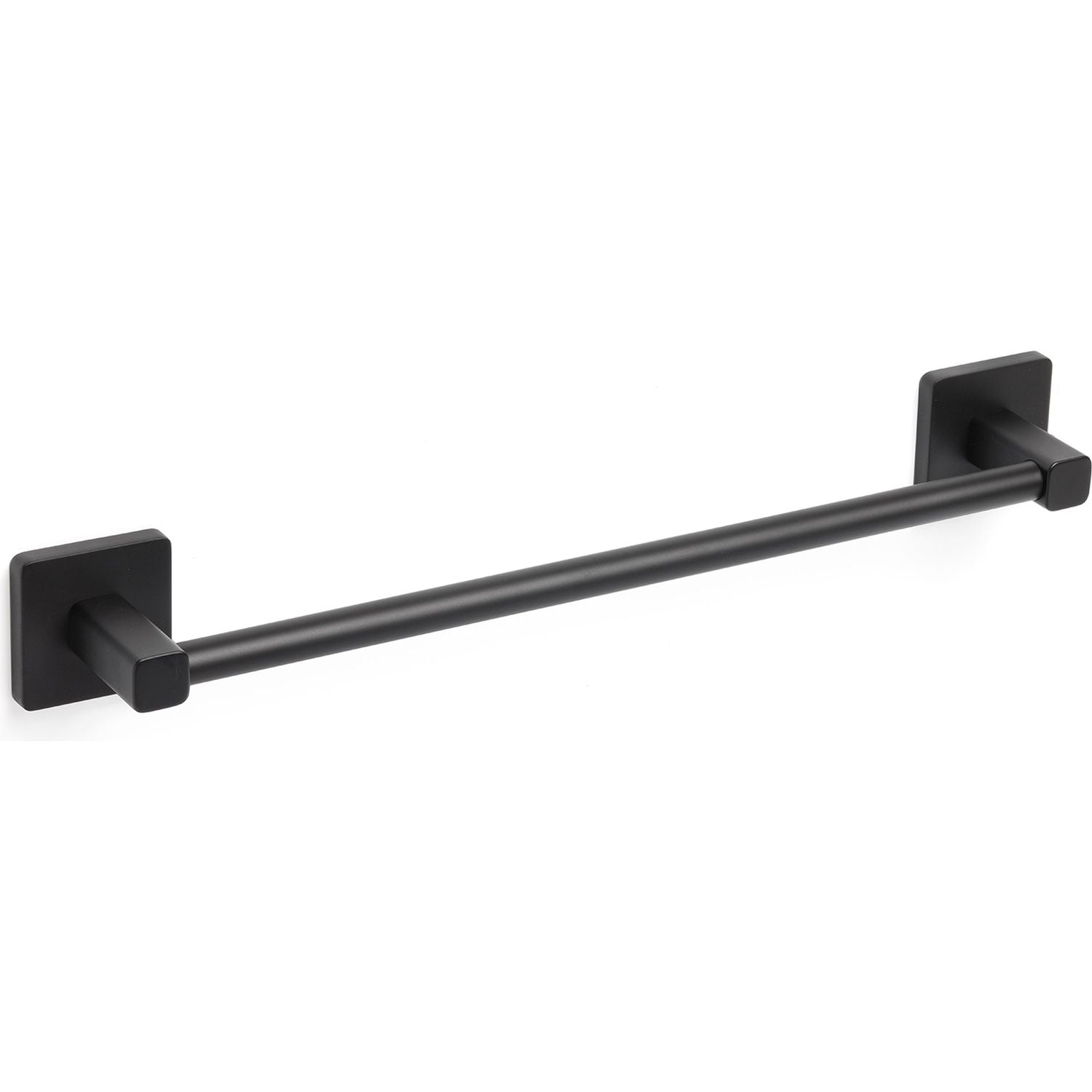 TATAY - Barra Portasciugamani Nero in Acciaio Inox 45 cm - Linea Nero Collection