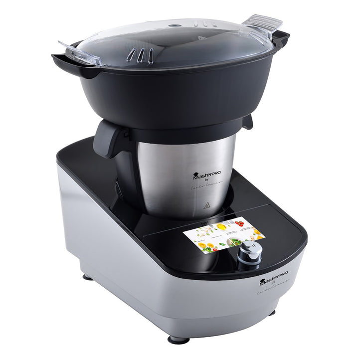 MASTERPRO - Robot da cucina Wi-Fi Thermo Cooker 3,5 Litri 12 Funzioni By Carlo Cracco