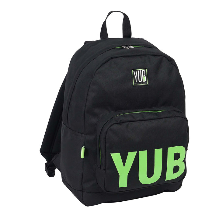 SEVEN - Zaino Yub Fluo Verde Monoscomparto Stile Americano