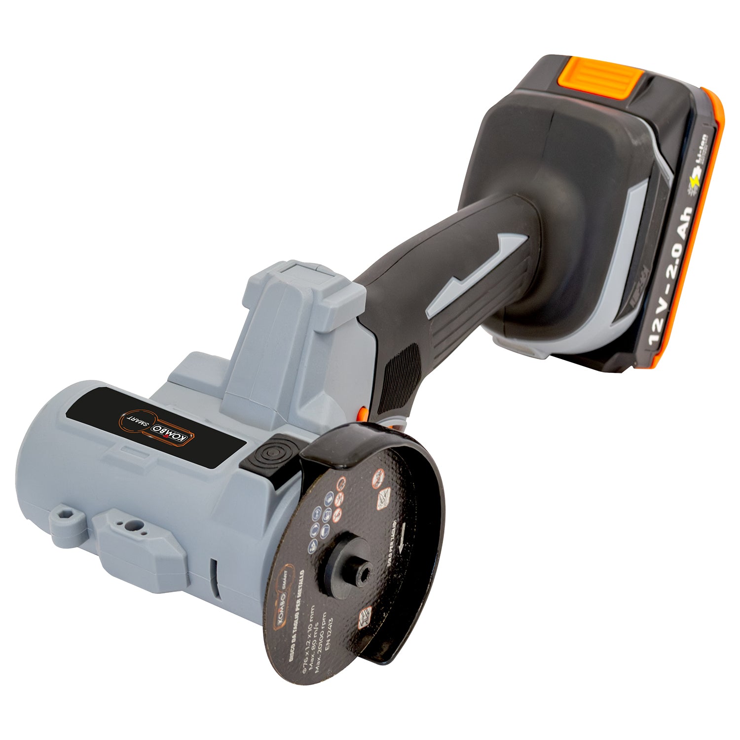 KOMBO - Smerigliatrice Angolare con Batteria Kombo Smart 12V 2.0Ah