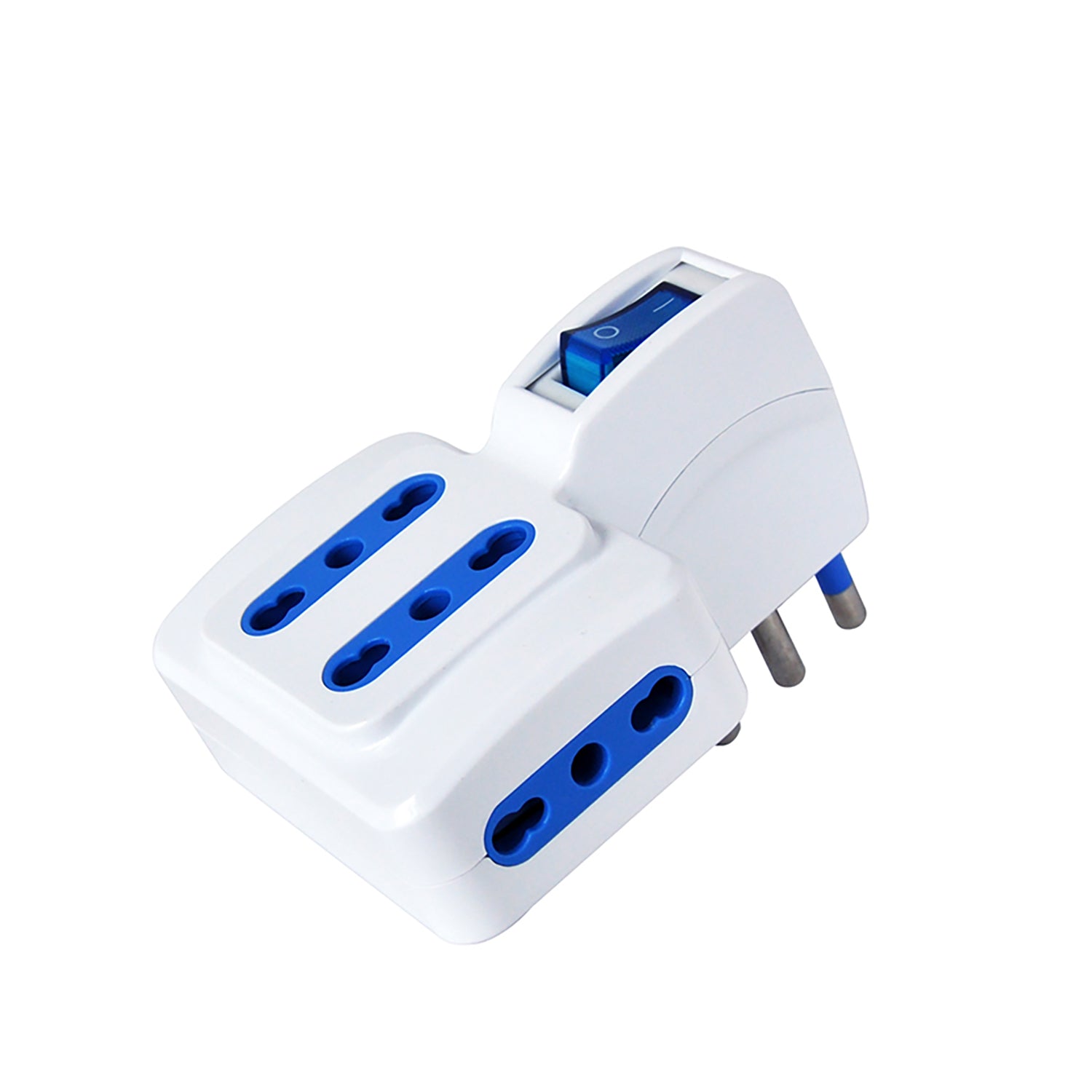 PROPART - Adattatore 4 Posti Salvaspazio con Interruttore 16A