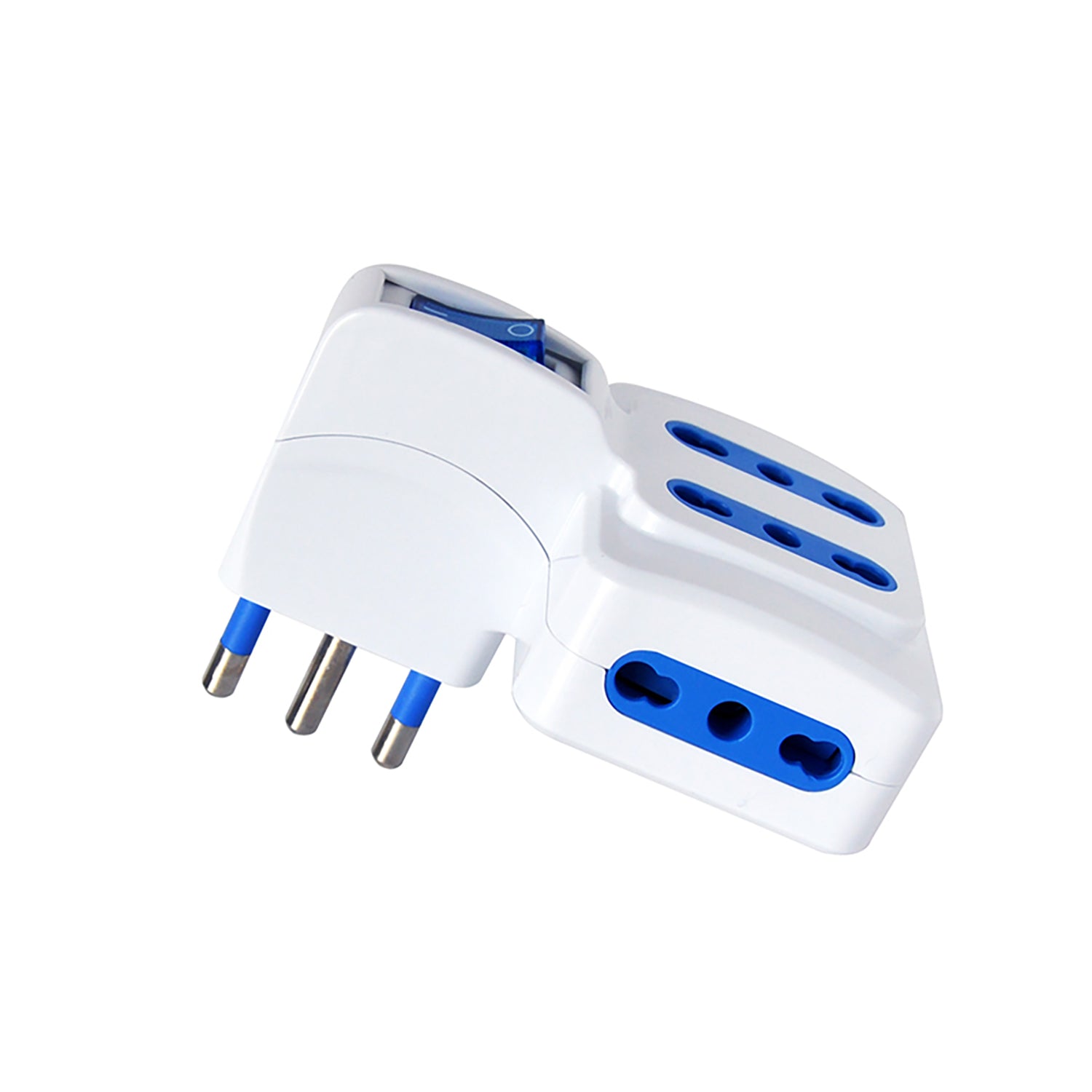 PROPART - Adattatore 4 Posti Salvaspazio con Interruttore 16A