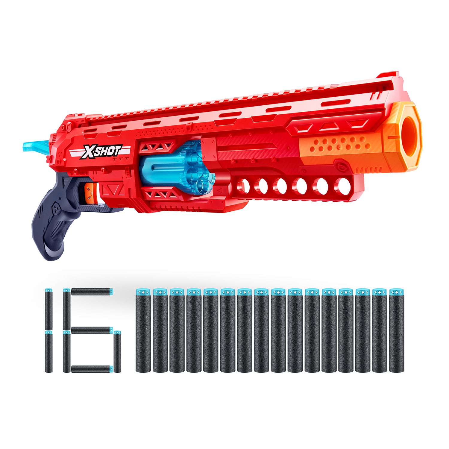 ZURU - XShot Excel Caliber Blaster con 16 Dardi Giocattolo 8+ Anni