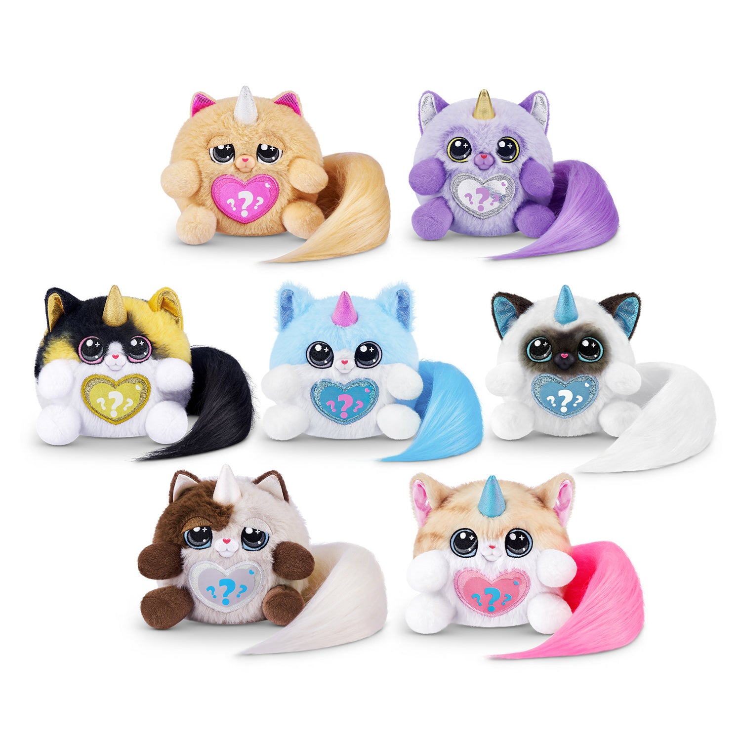 ZURU - Rainbocorns Kittycorn Surprise Serie 3 con Peluche e Sorprese 3+ Anni