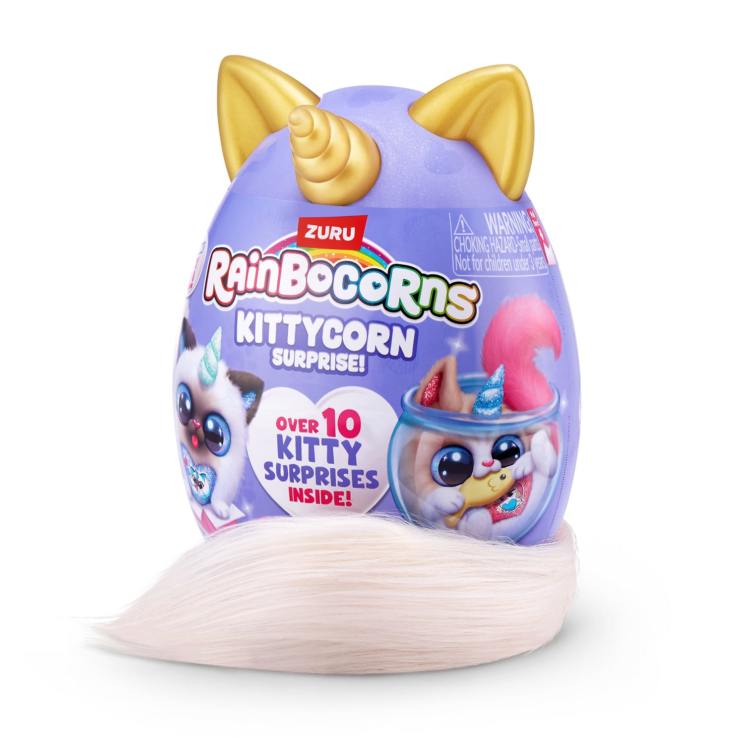 ZURU - Rainbocorns Kittycorn Surprise Serie 3 con Peluche e Sorprese 3+ Anni