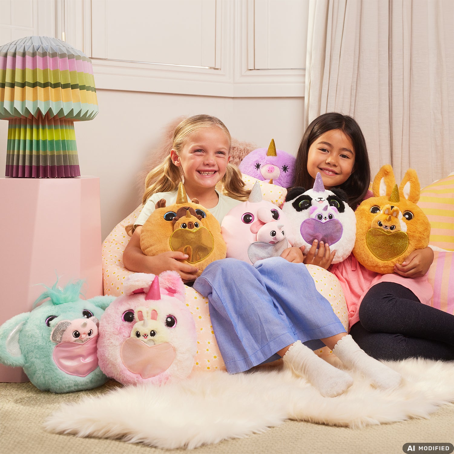 ZURU - Rainbocorns Mamacorn Surprise con Peluche e oltre 30 Sorprese 3+ Anni