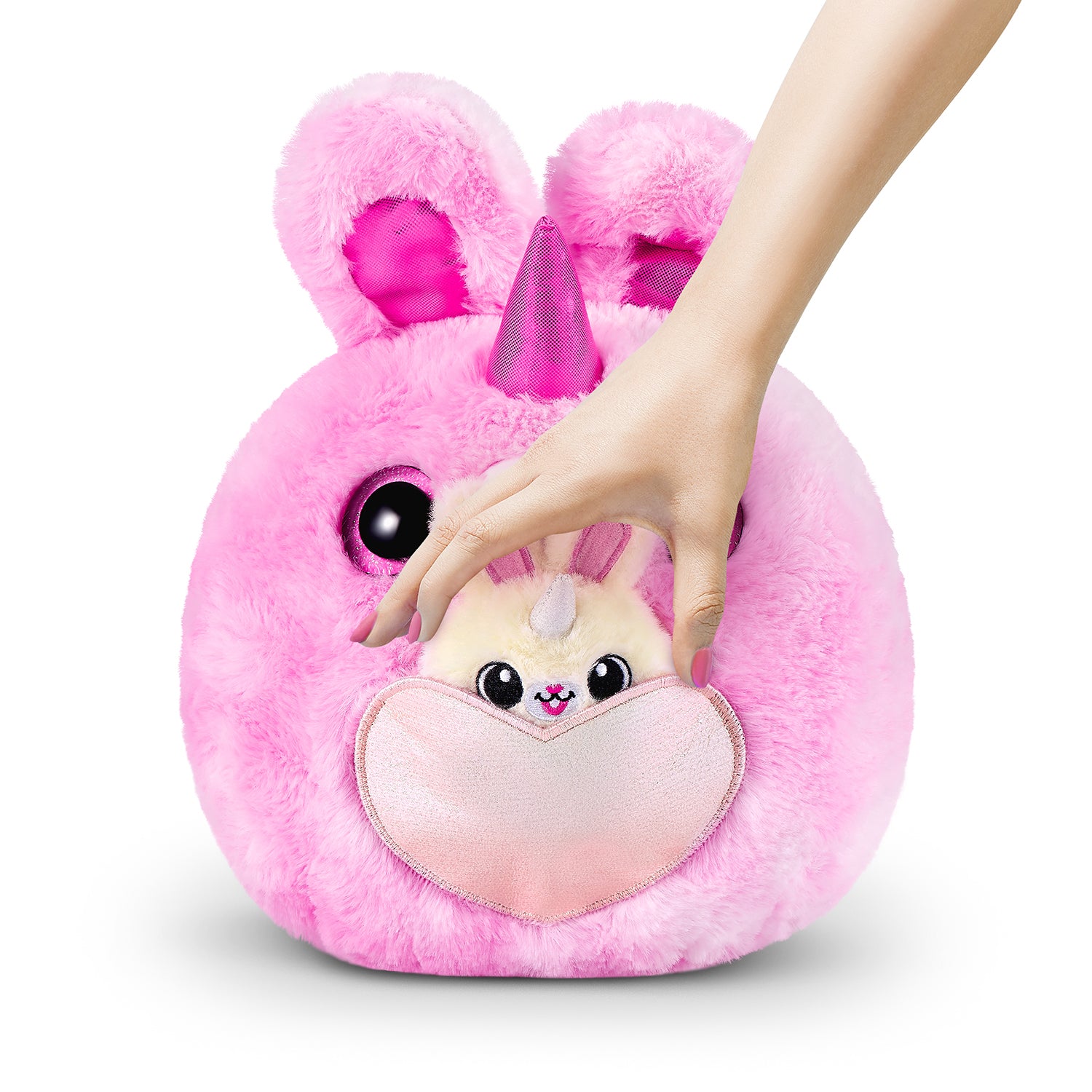 ZURU - Rainbocorns Mamacorn Surprise con Peluche e oltre 30 Sorprese 3+ Anni