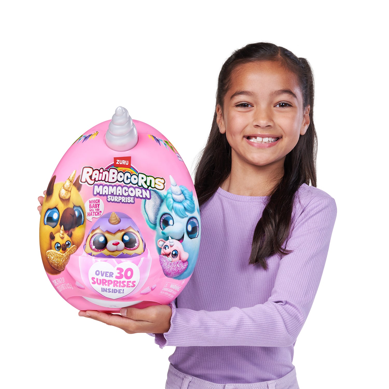ZURU - Rainbocorns Mamacorn Surprise con Peluche e oltre 30 Sorprese 3+ Anni