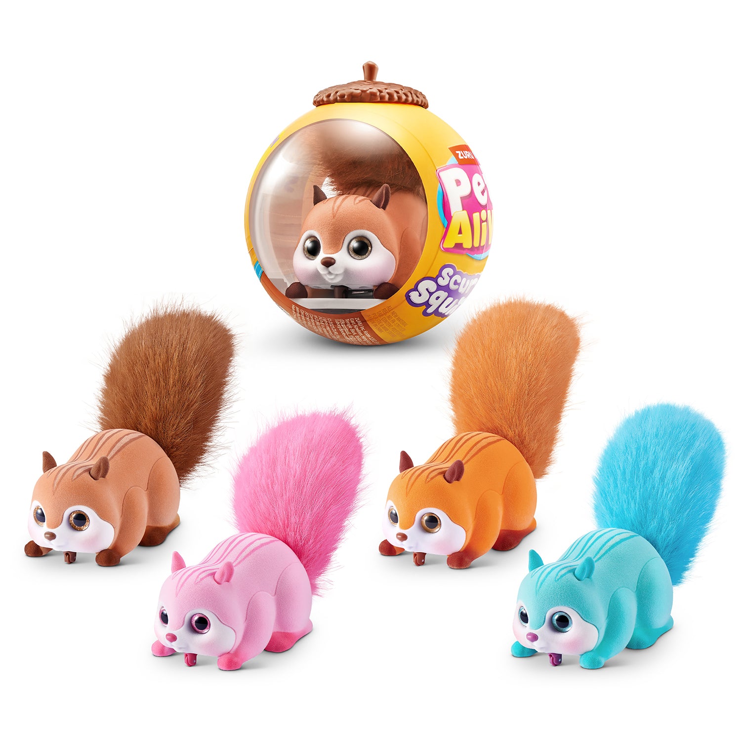 ZURU - Pets Alive Scurry'n Squirrel - Scoiattolo Interattivo con Movimento Reale