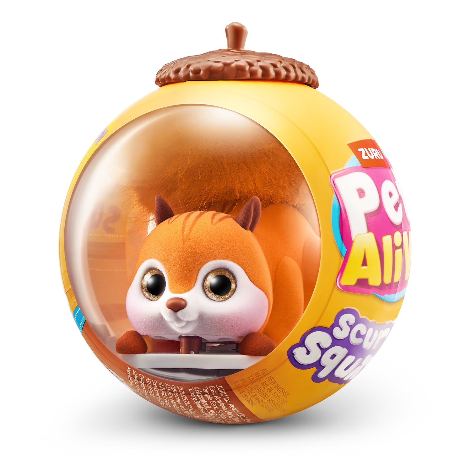 ZURU - Pets Alive Scurry'n Squirrel - Scoiattolo Interattivo con Movimento Reale