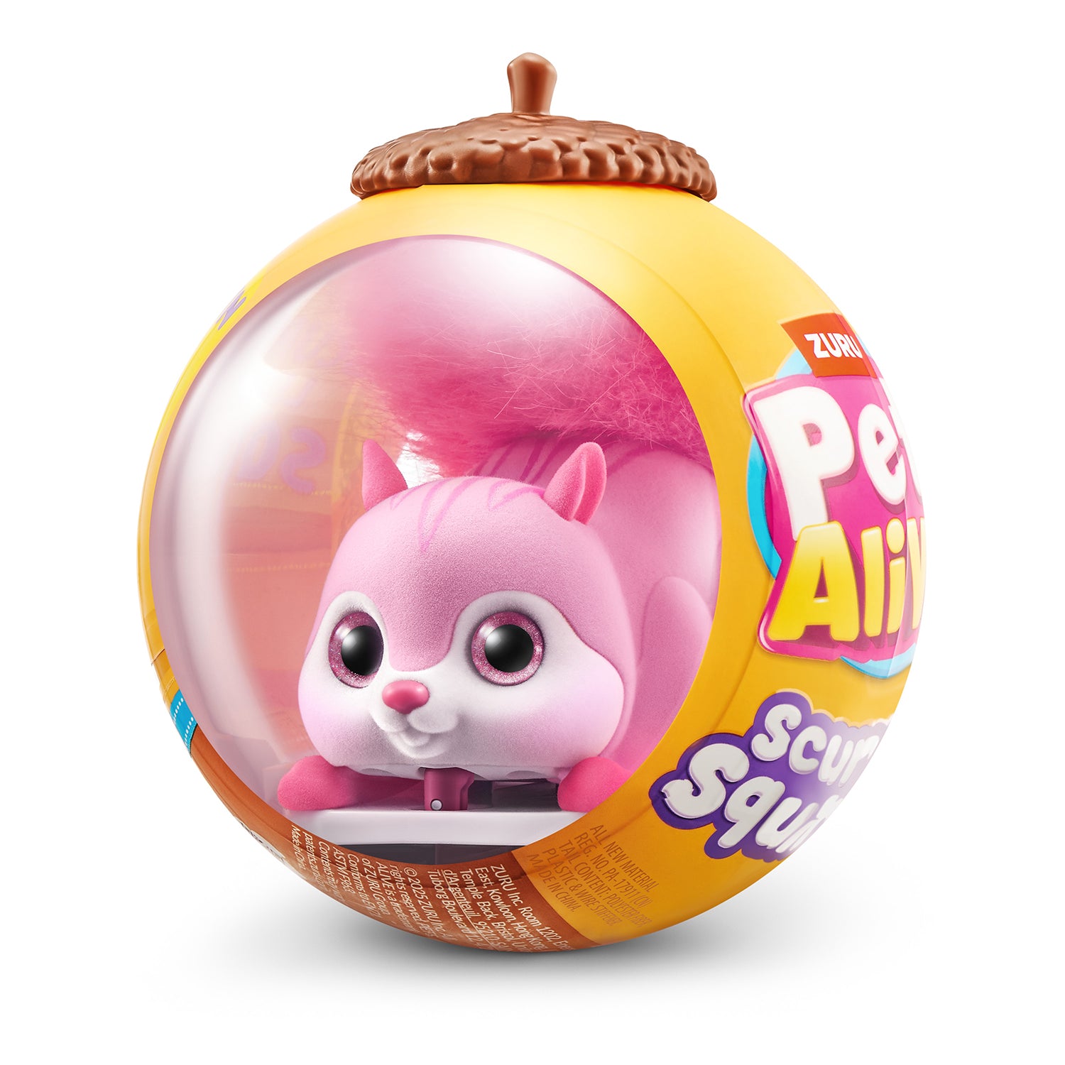ZURU - Pets Alive Scurry'n Squirrel - Scoiattolo Interattivo con Movimento Reale