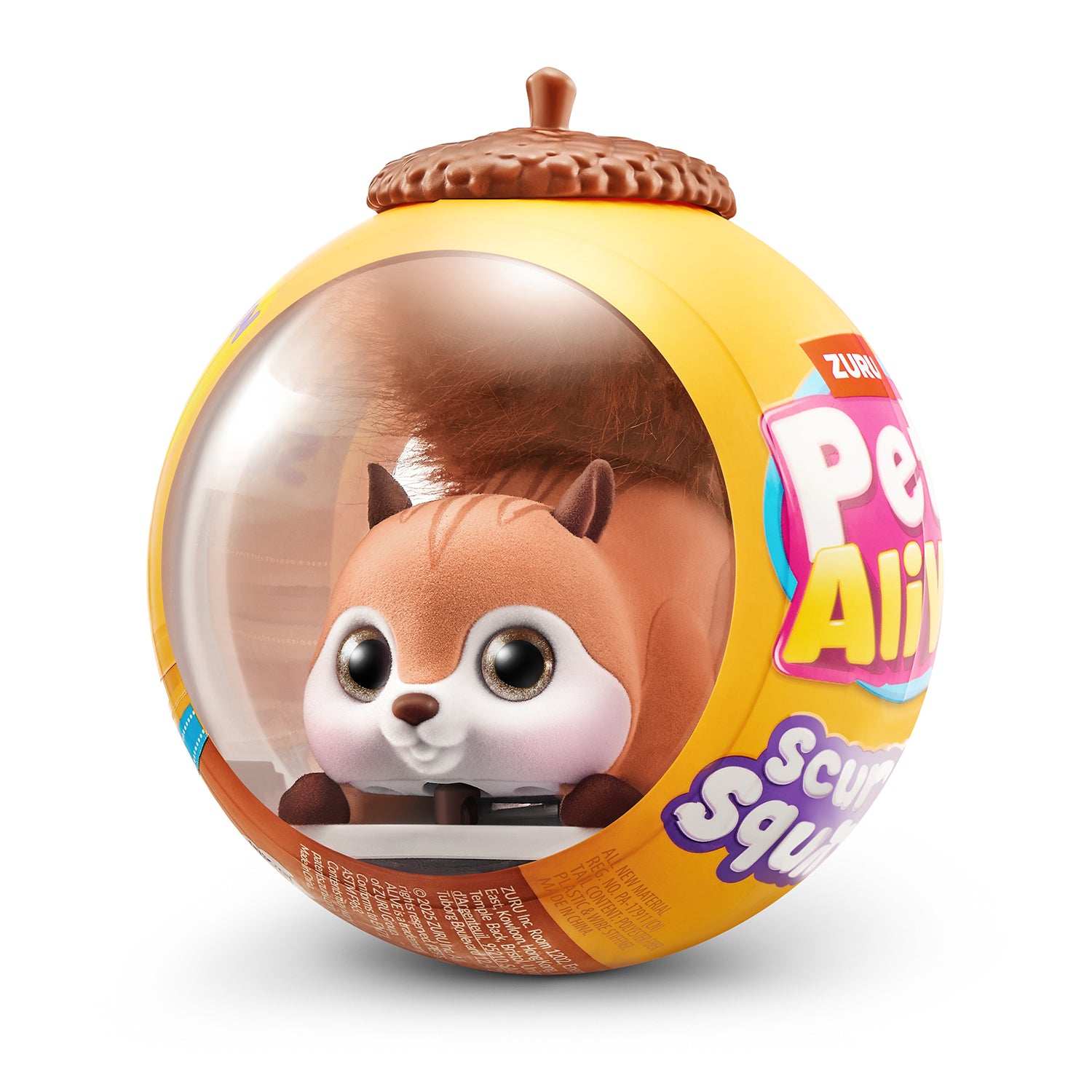 ZURU - Pets Alive Scurry'n Squirrel - Scoiattolo Interattivo con Movimento Reale