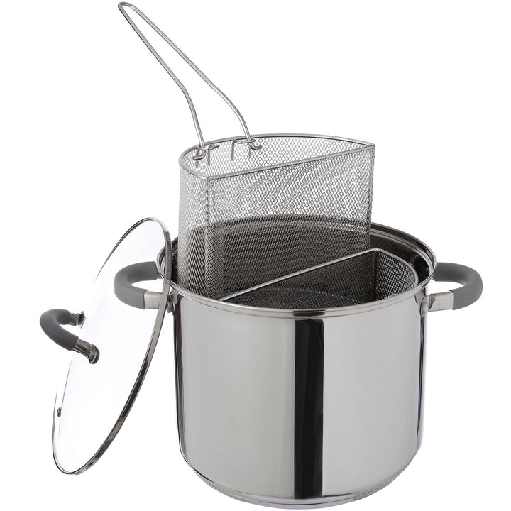 Le Creuset Pentola con coperchio in acciaio inox, diameter 24 cm Le Creuset Pentola con coperchio in acciaio inox, diameter 24 cm