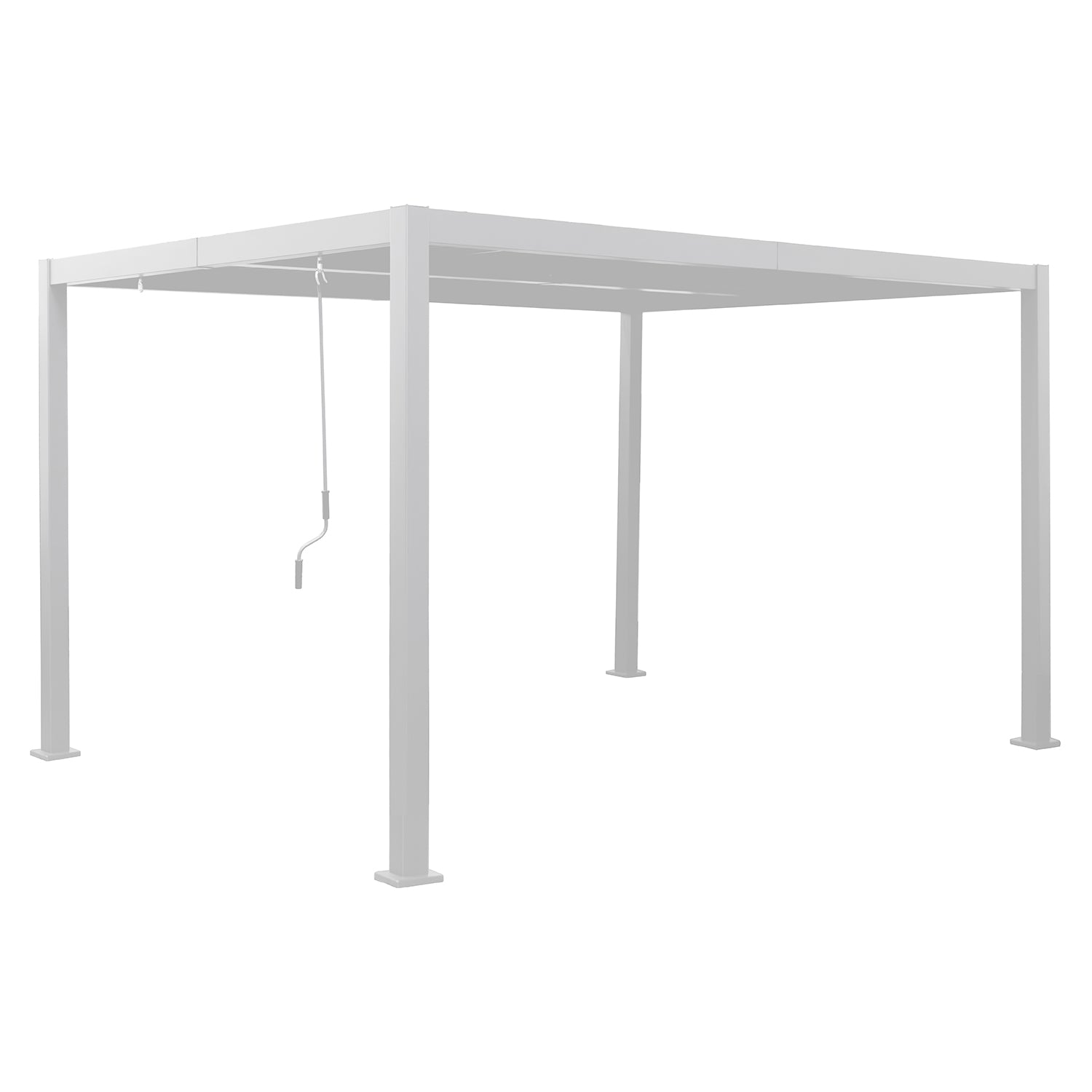 CASA COLLECTION - Pergola in Alluminio Sirio con Alette Regolabili Bianca 3x4 metri