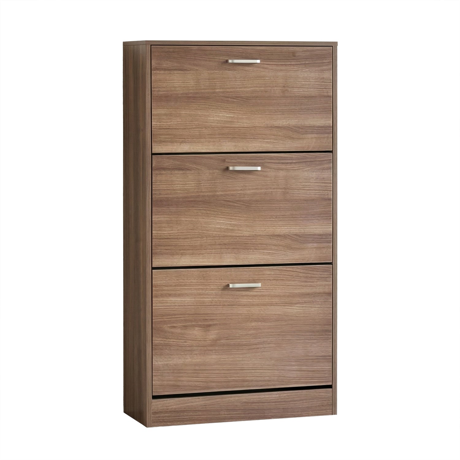 CASA COLLECTION - Scarpiera 3 Ante Salvaspazio in MDF Effetto Quercia h118x60x24 cm