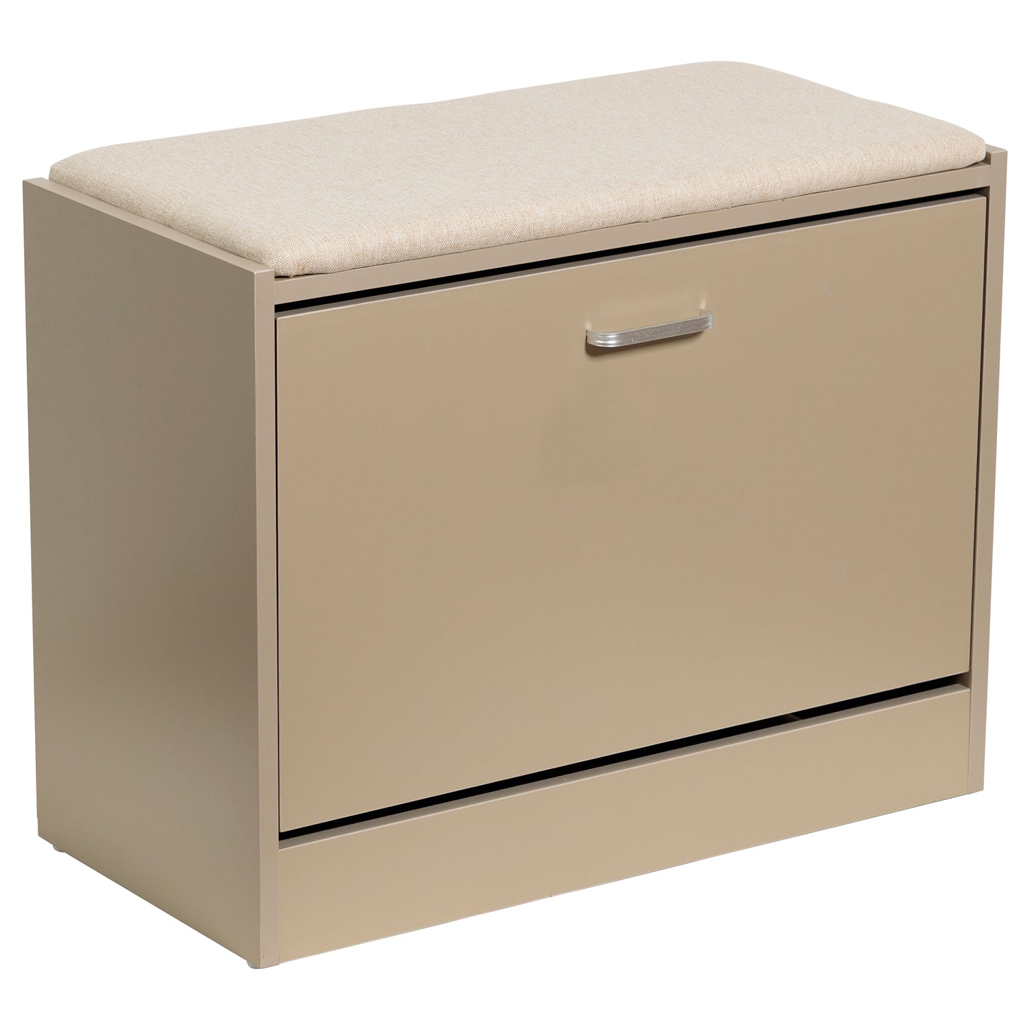 CASA COLLECTION - Panca porta scarpe con seduta in MDF Tortora h50x63x30 cm