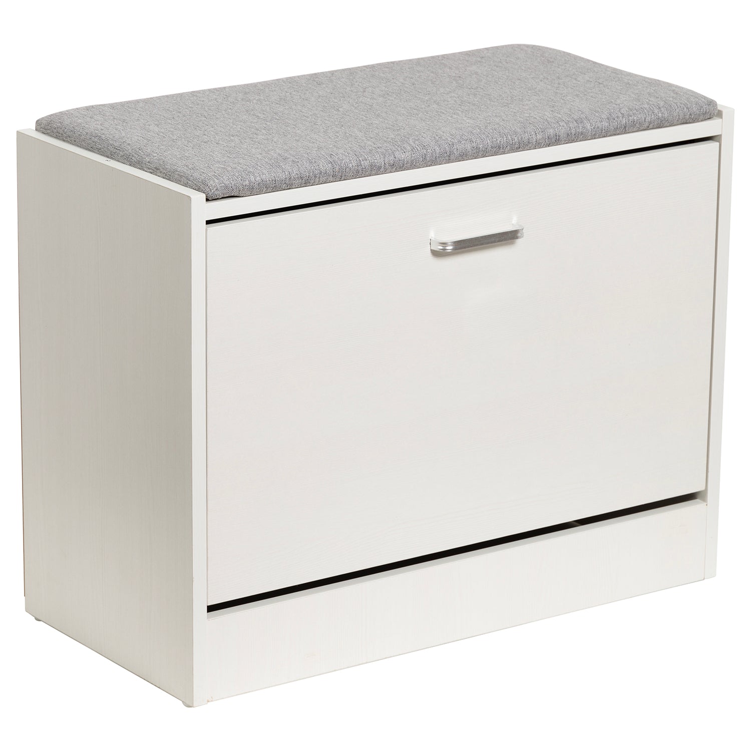 CASA COLLECTION - Panca porta scarpe con seduta in MDF Effetto Legno Bianco h50x63x30 cm