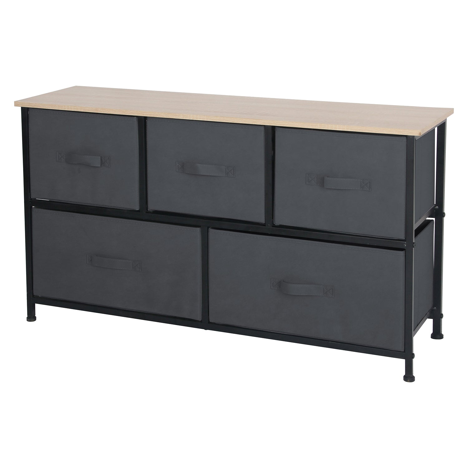 CASA COLLECTION - Cassettiera 5 cassetti Linea Colmar h55x100x30 cm