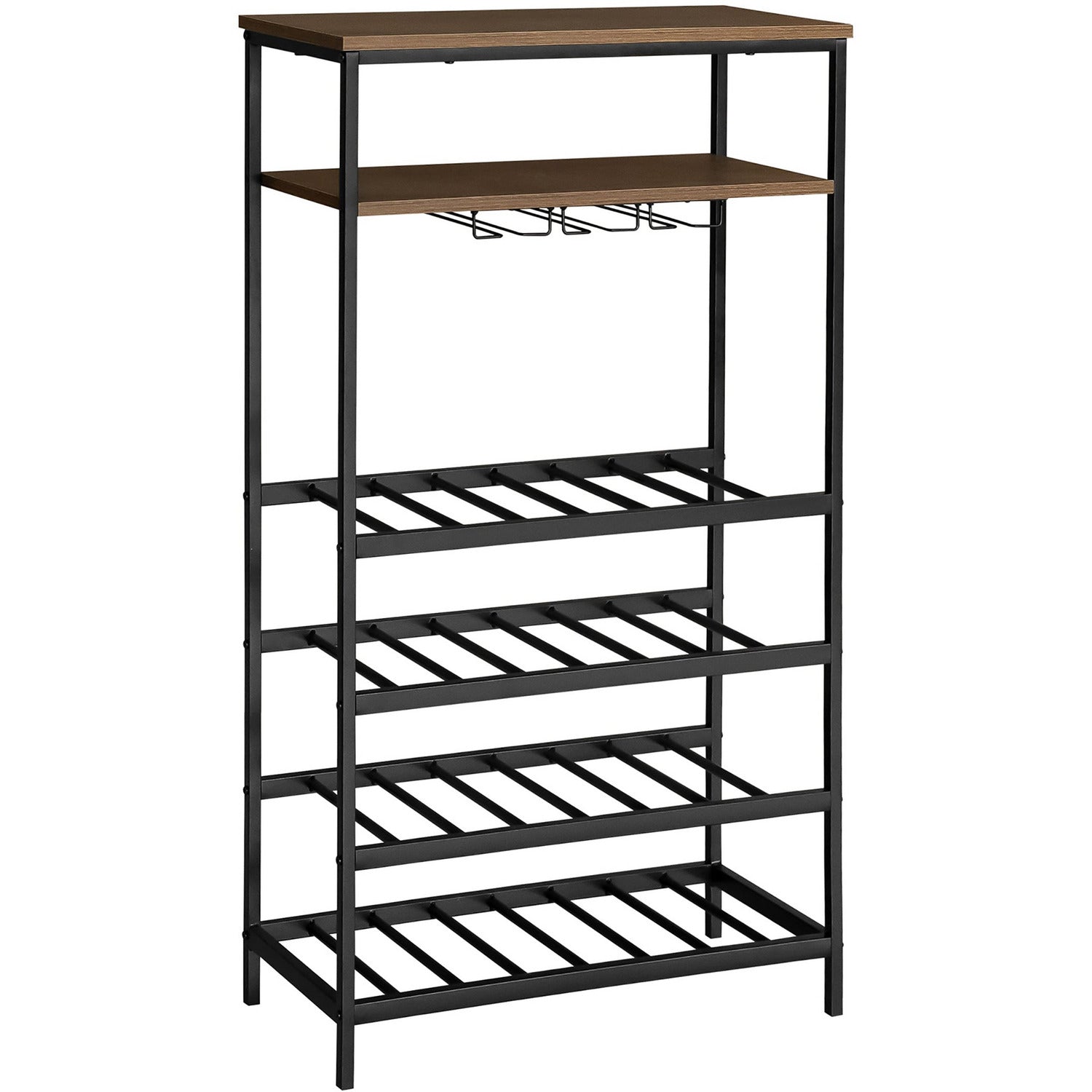 CASA COLLECTION - Cantinetta in legno truciolare e metallo Linea Grancru - h120x65x30 cm