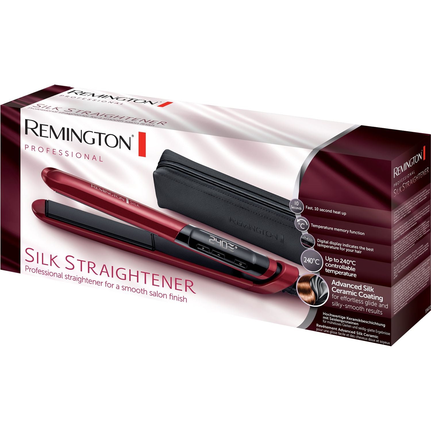 REMINGTON - Piastra Capelli Professionale Silk S9600 48 Watt