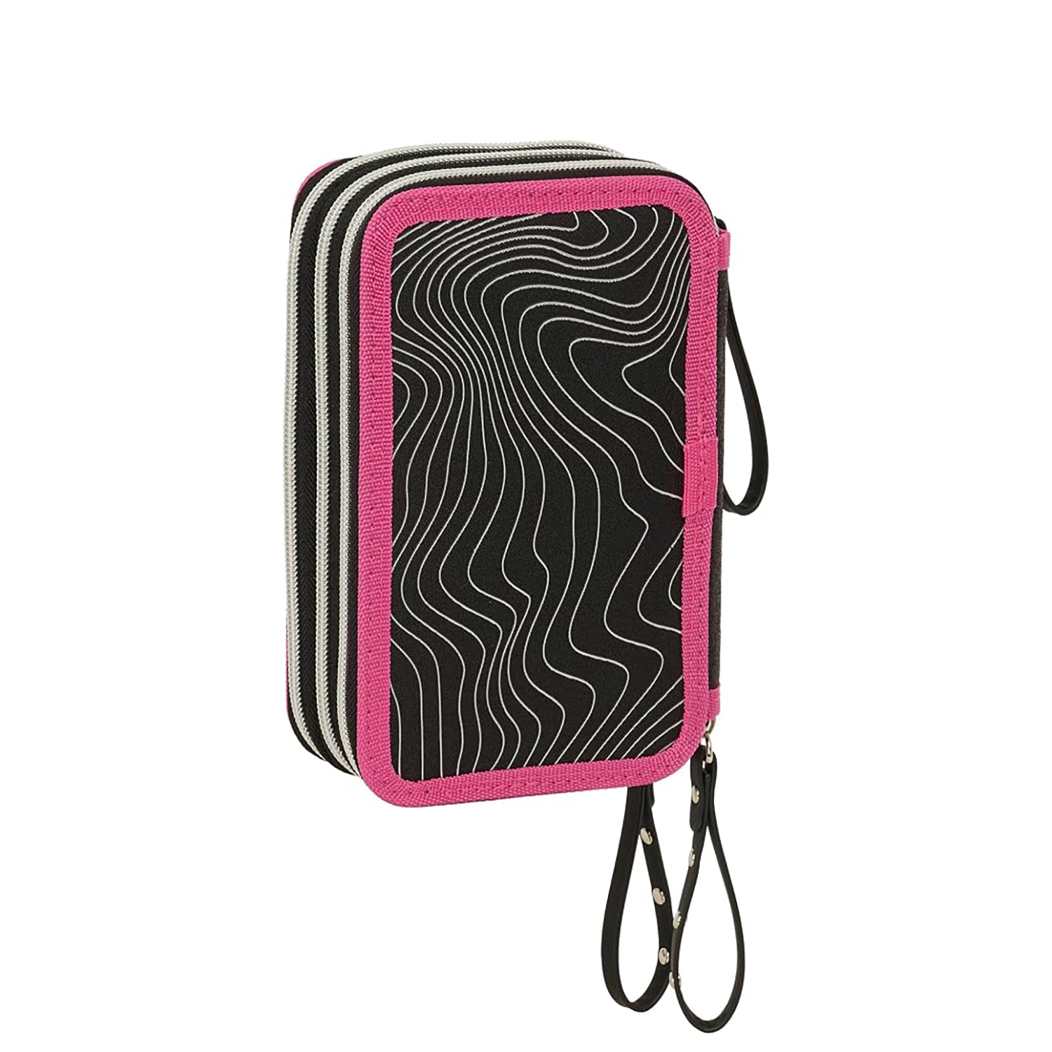 SAFTA - Astuccio K-POP Demon Hunters 3 Scomparti con 37 Accessori - h19,5x12,5x5,5 cm