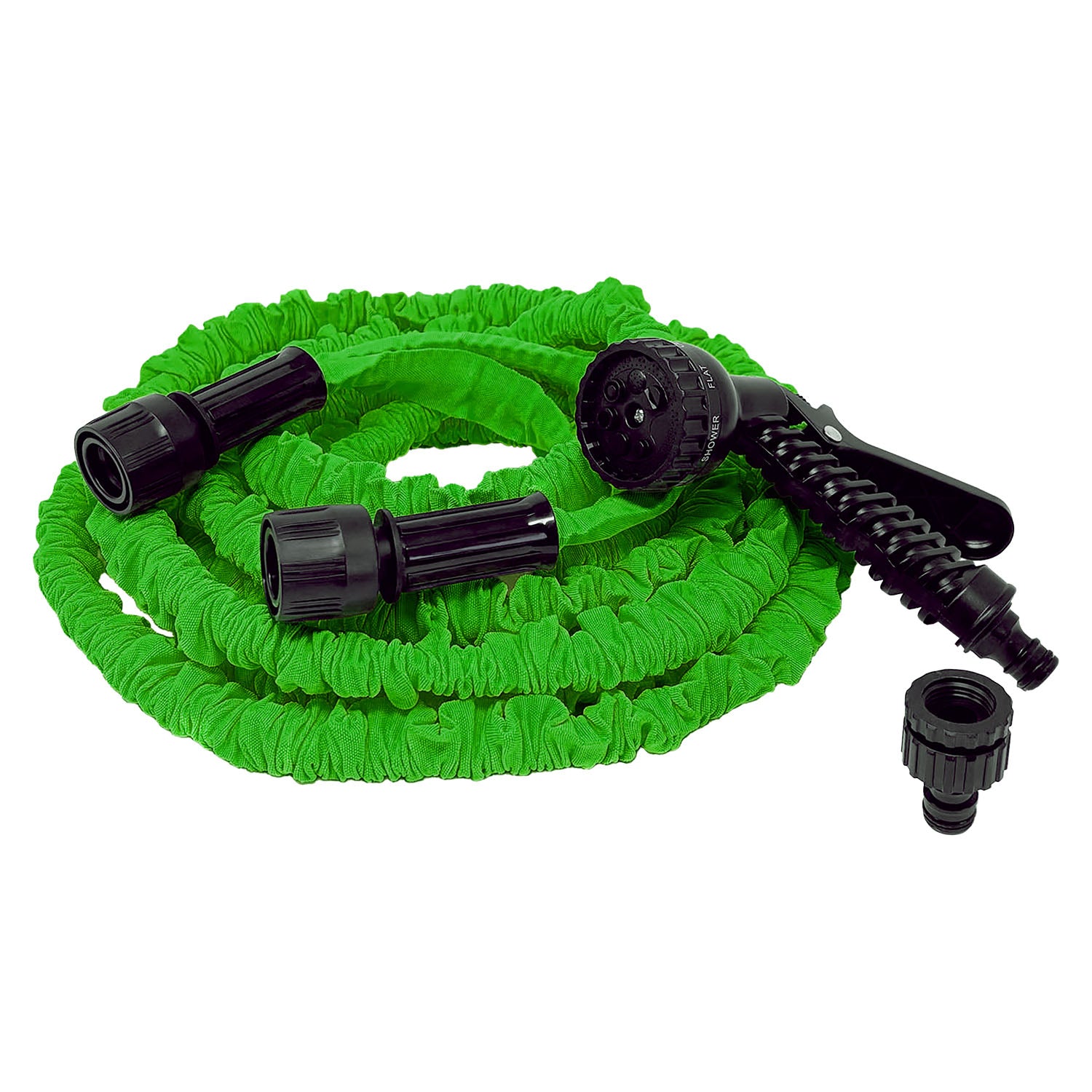 VESTIAMO CASA GIARDINO - Tubo Estensibile da Giardino con Pistola Multigetto - Estensione massima da 7,5 a 22,5 metri