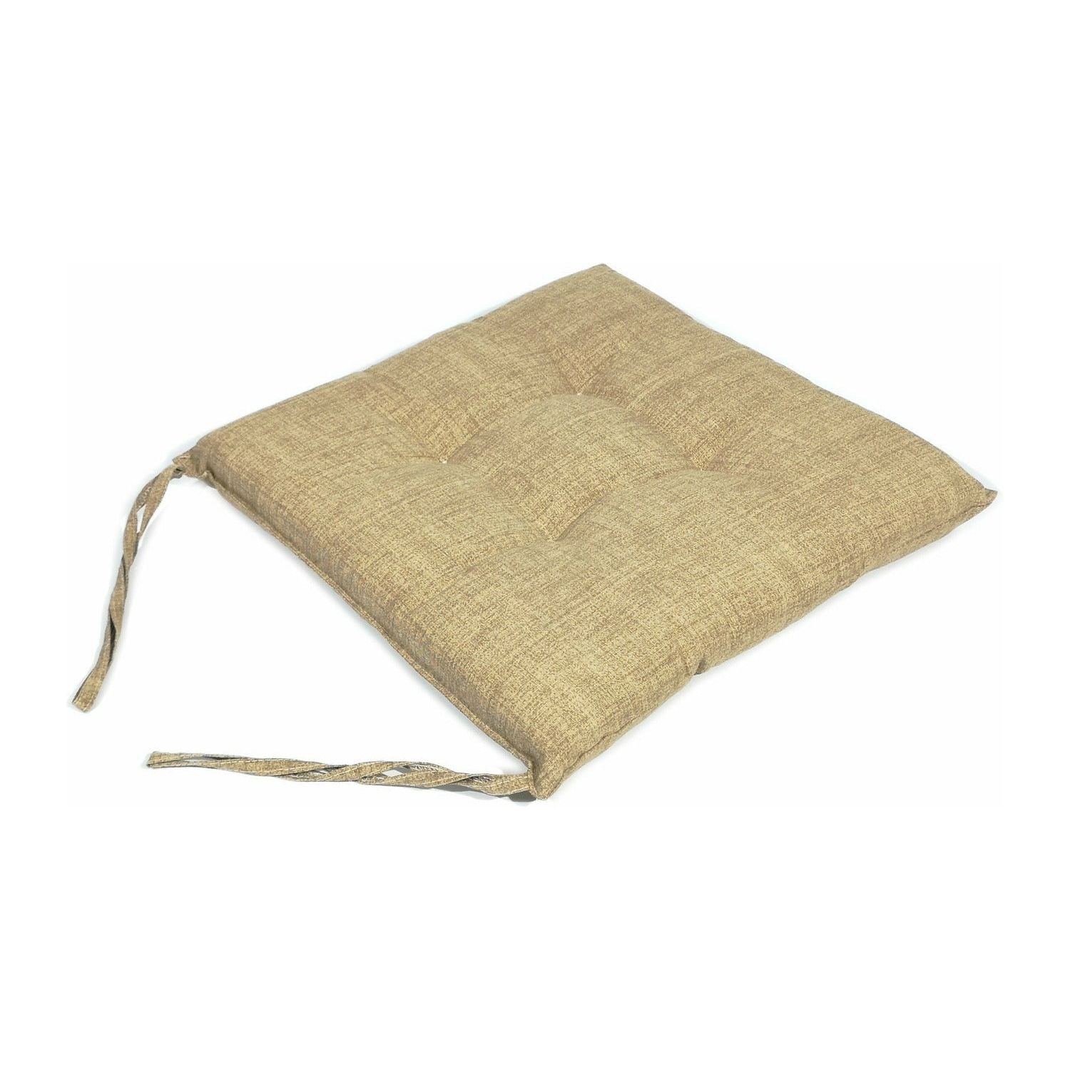 VESTIAMO CASA - Cuscino per sedia tinta unita colore Tortora 40x40 cm