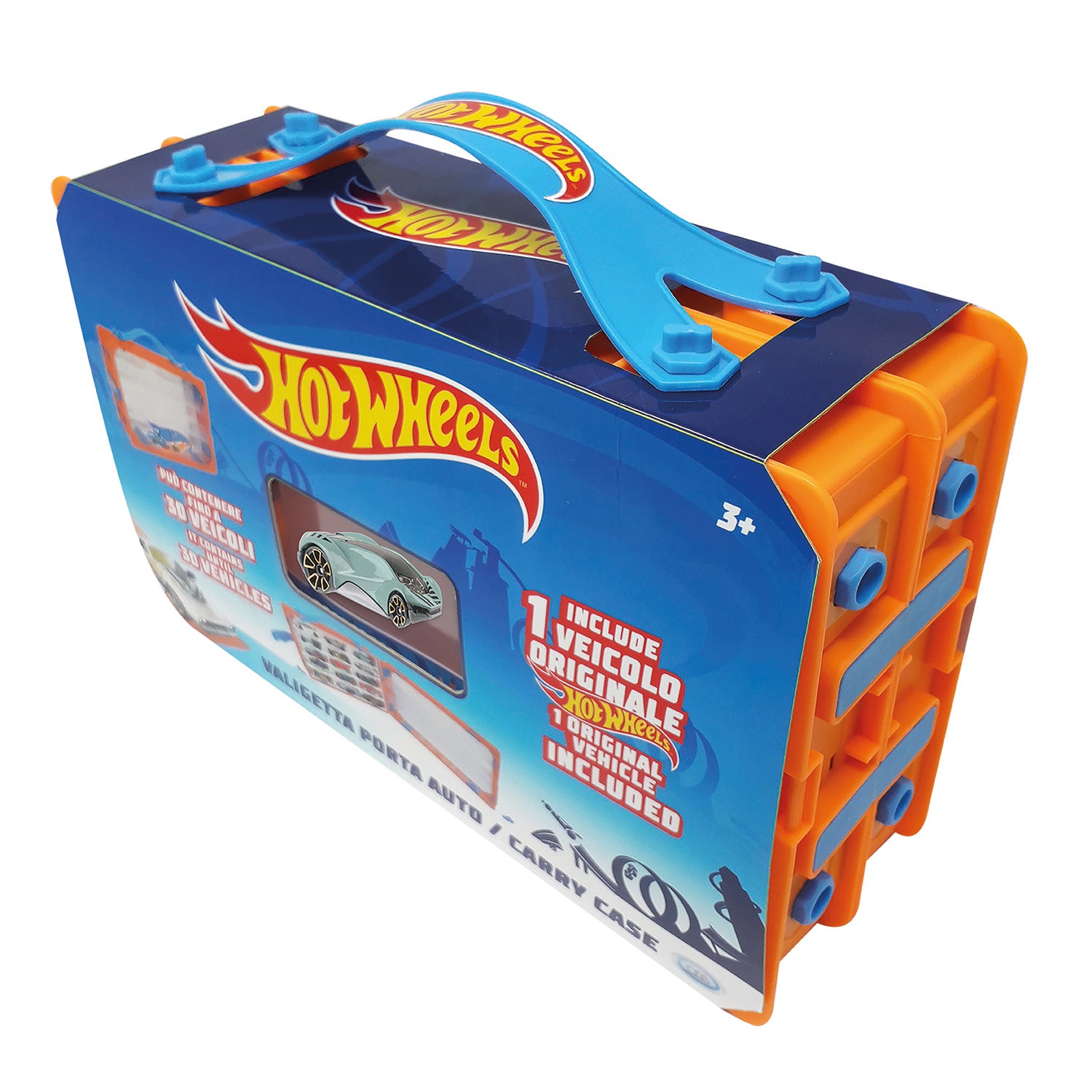 MATTEL - Hot Wheels Carry Case Valigetta Porta Veicoli Apribile Inclusa 1 Auto