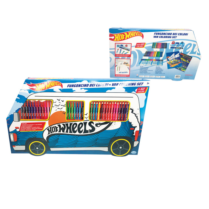 ODS - Hot Wheels Furgoncino dei colori - Van Coloring Set