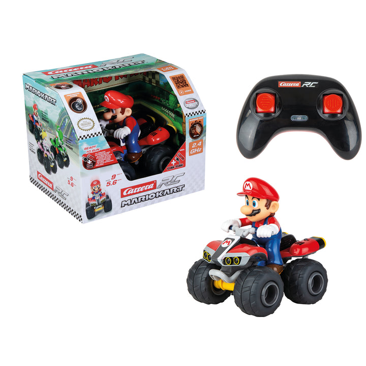 CARRERA - Mario Kart radiocomandato Quad 2,4GHz