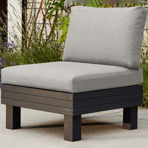 KETER - Set da giardino Lounge Modulare ad Angolo 5 Posti Grafite Linea Elements