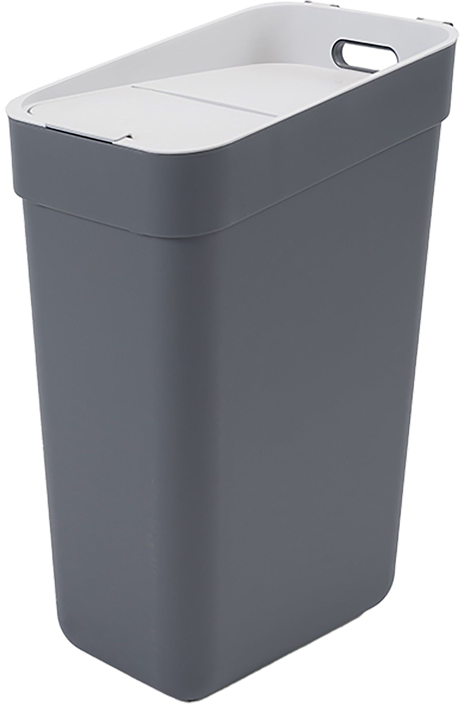 CURVER - Pattumiera Raccolta Differenziata Ready to Collect Grigio scuro 30 litri - h55x37x25 cm