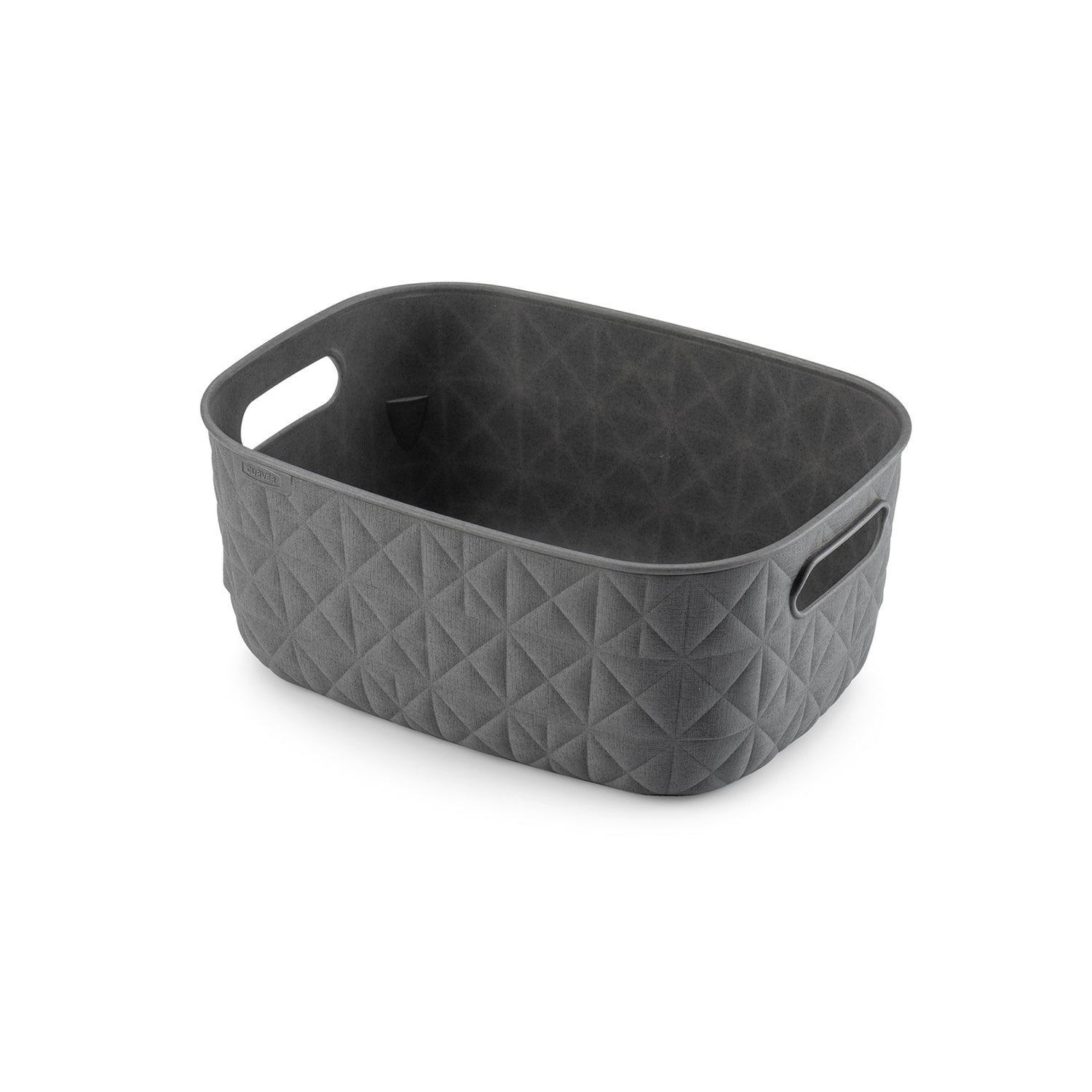 CURVER - Cesto Portaoggetti Softex Grigio Scuro 4 litri