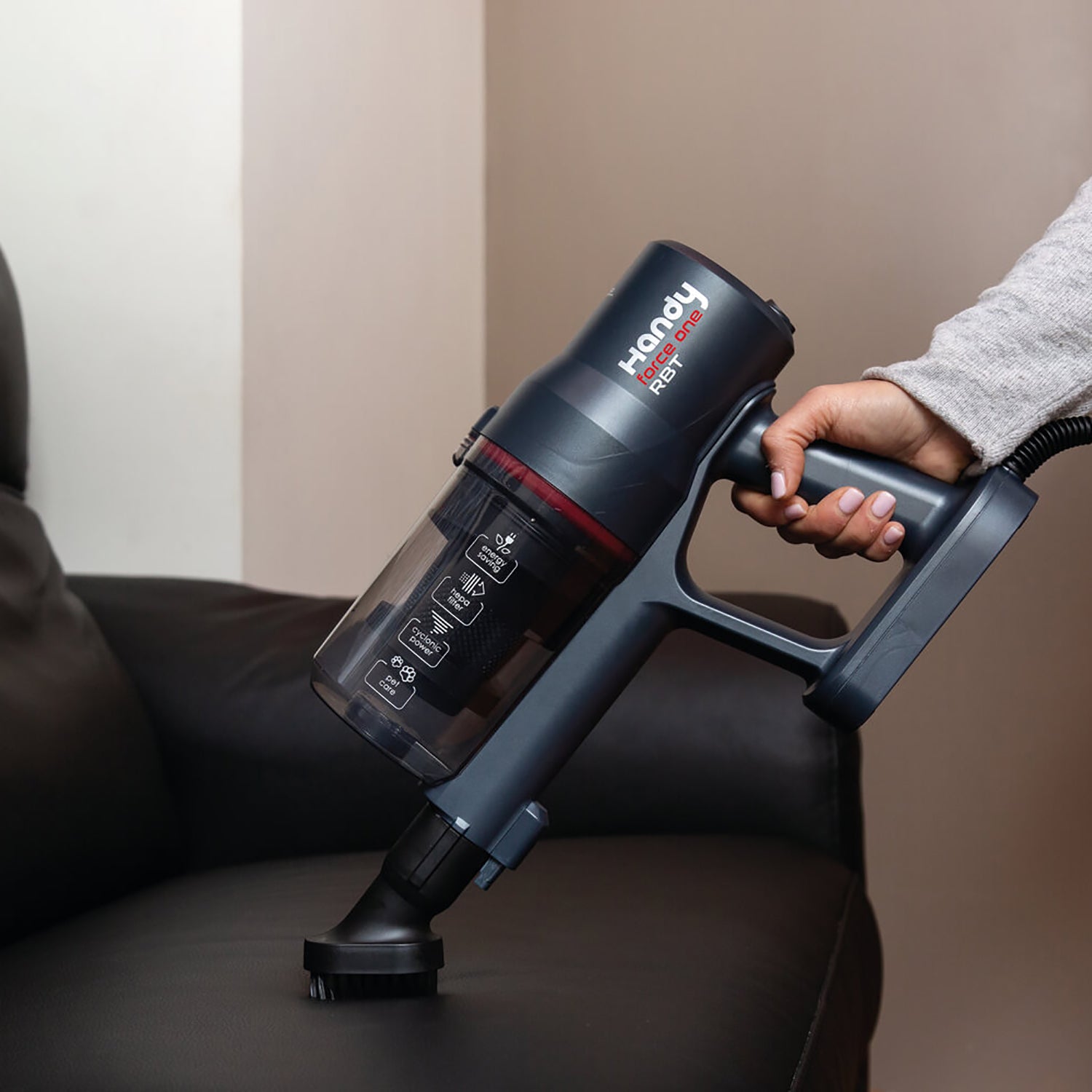 ARIETE - Scopa elettrica e aspirabriciole ciclonica Handy Force One RBT 600 Watt