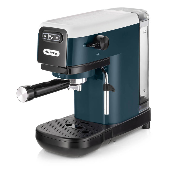 ARIETE - Macchina da caffè Espresso Snow White 1300 Watt - Compatibile con caffè in polvere e cialde ESE